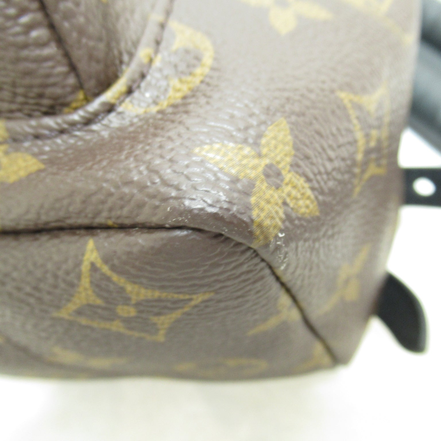 LOUIS VUITTON Monogram Palm Springs PM金扣背包啡色