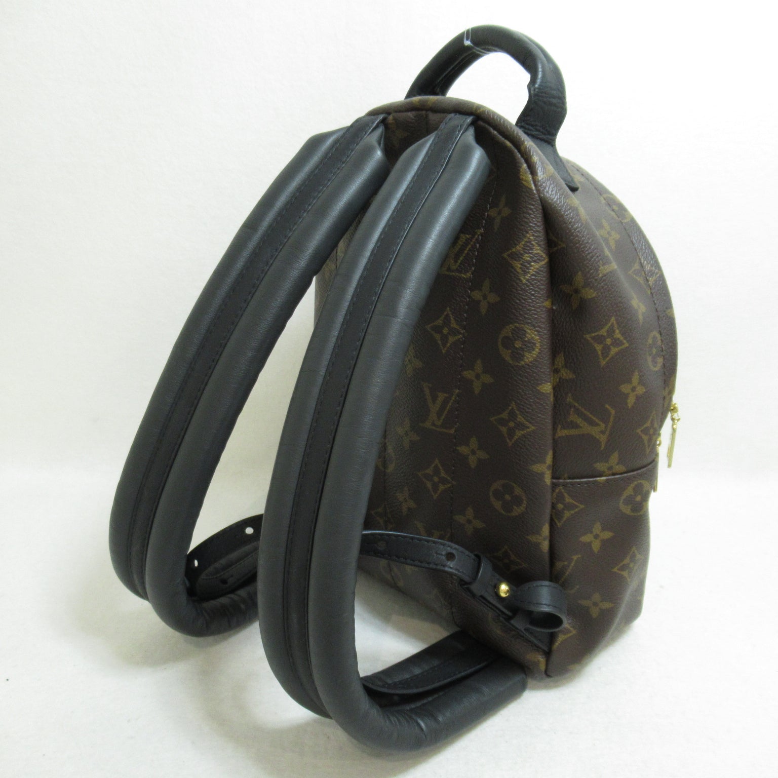 LOUIS VUITTON Monogram Palm Springs PM金扣背包啡色