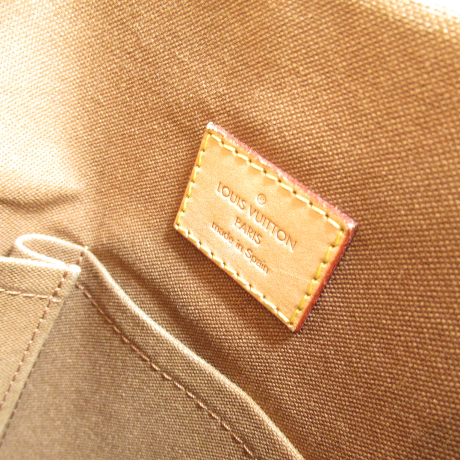 LOUIS VUITTON Monogram Odeon GM金扣手挽肩背兩用袋啡色
