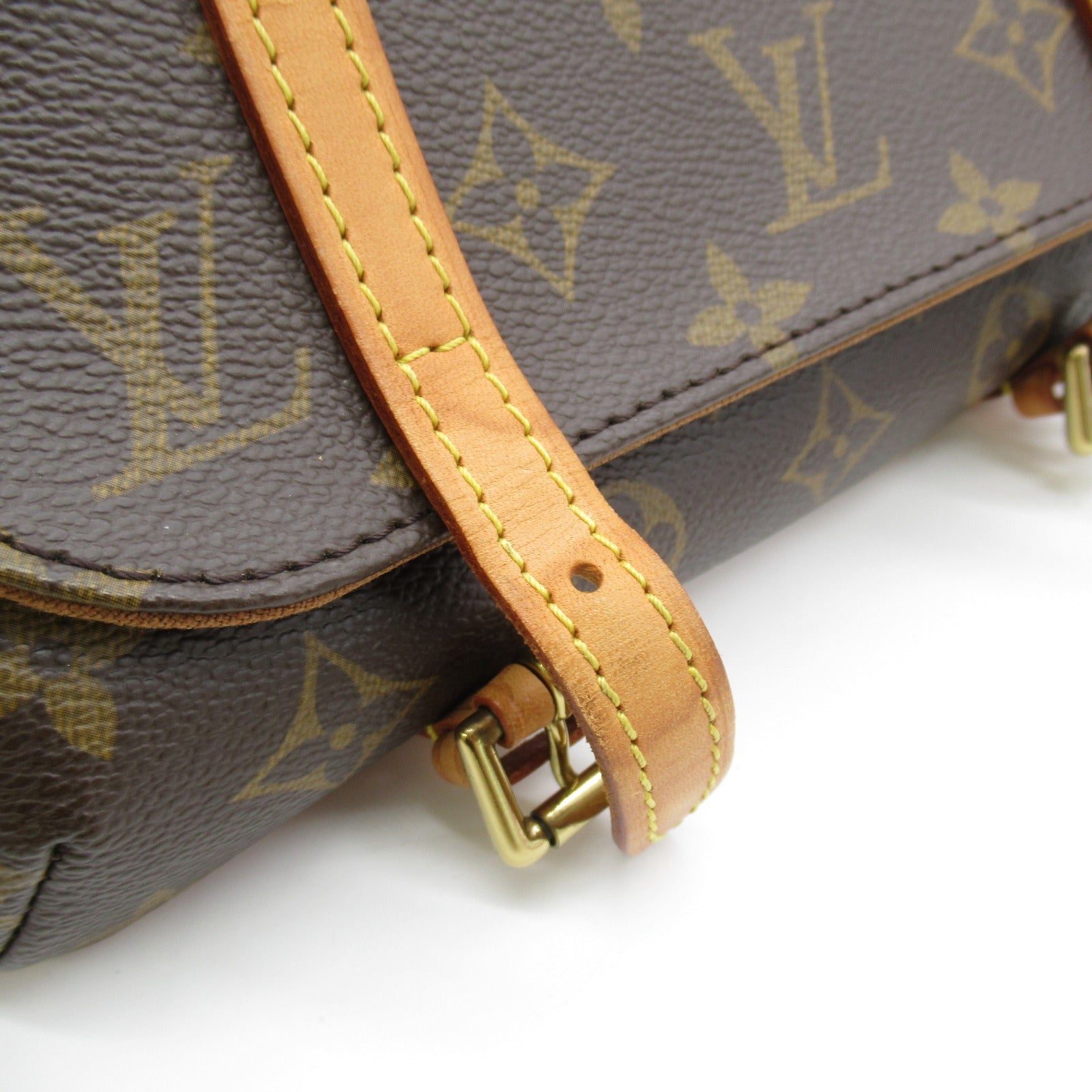 LOUIS VUITTON Monogram Pochette Marelle Pouch金扣肩背袋啡色