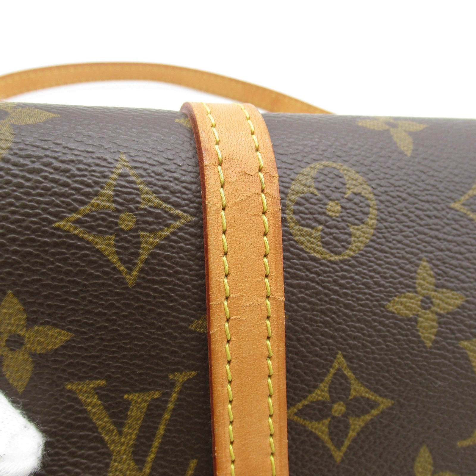 LOUIS VUITTON Monogram Pochette Marelle Pouch金扣肩背袋啡色