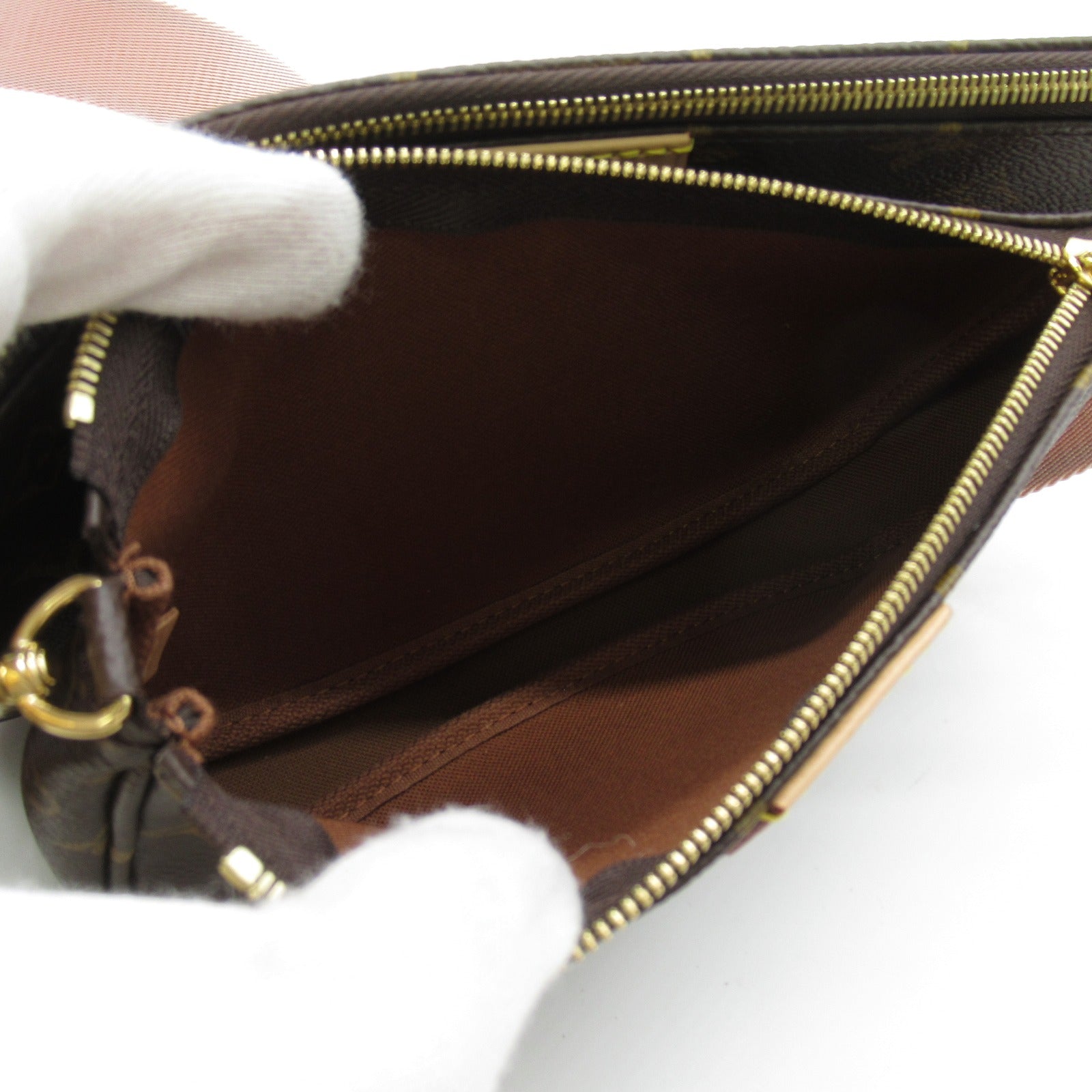 LOUIS VUITTON Monogoram Multi Pochette Accessoires肩背袋啡色