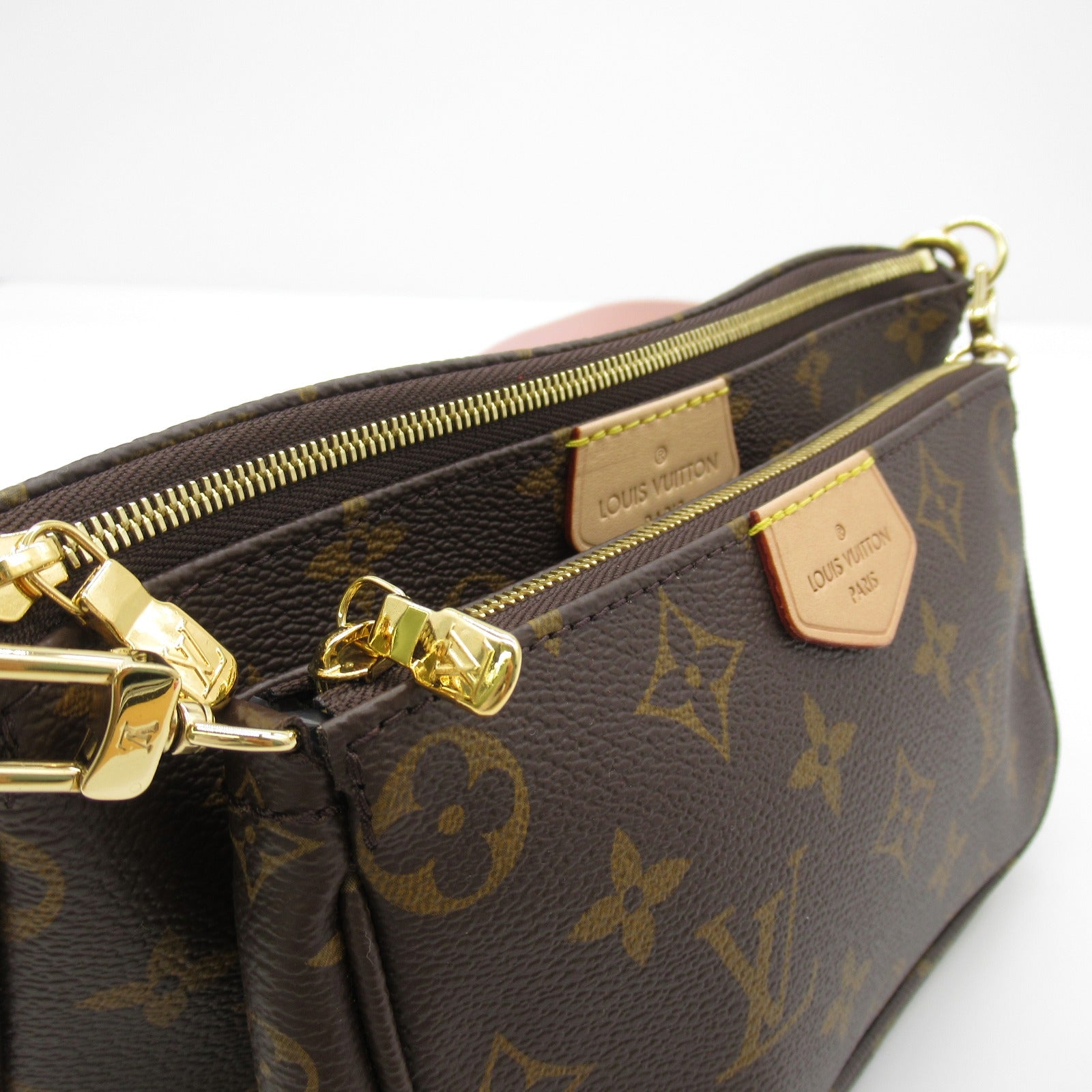 LOUIS VUITTON Monogoram Multi Pochette Accessoires肩背袋啡色