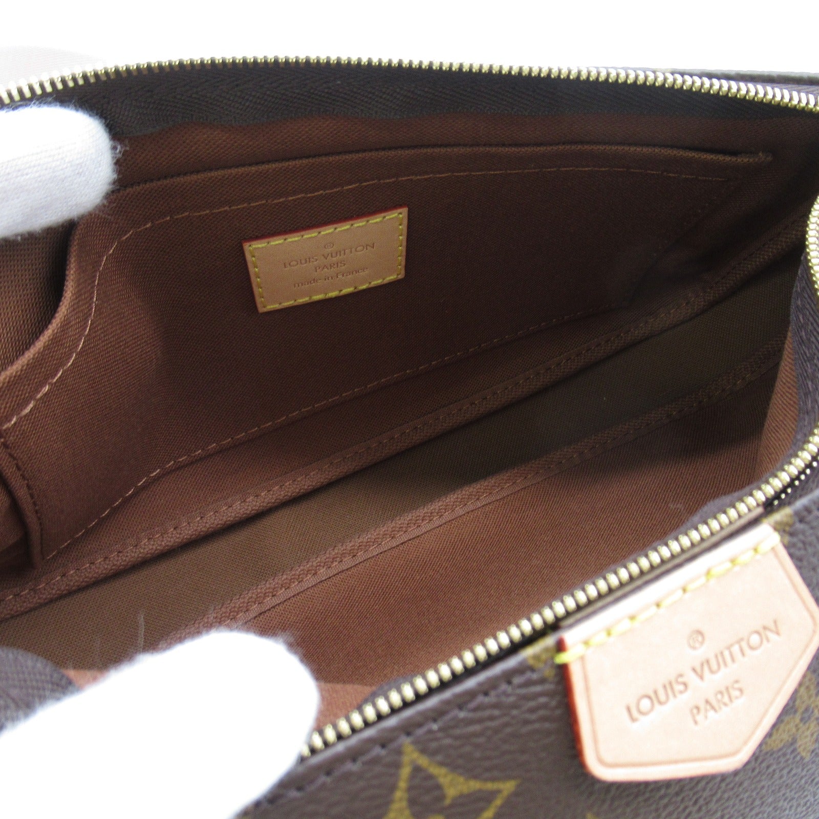 LOUIS VUITTON Monogoram Multi Pochette Accessoires肩背袋啡色