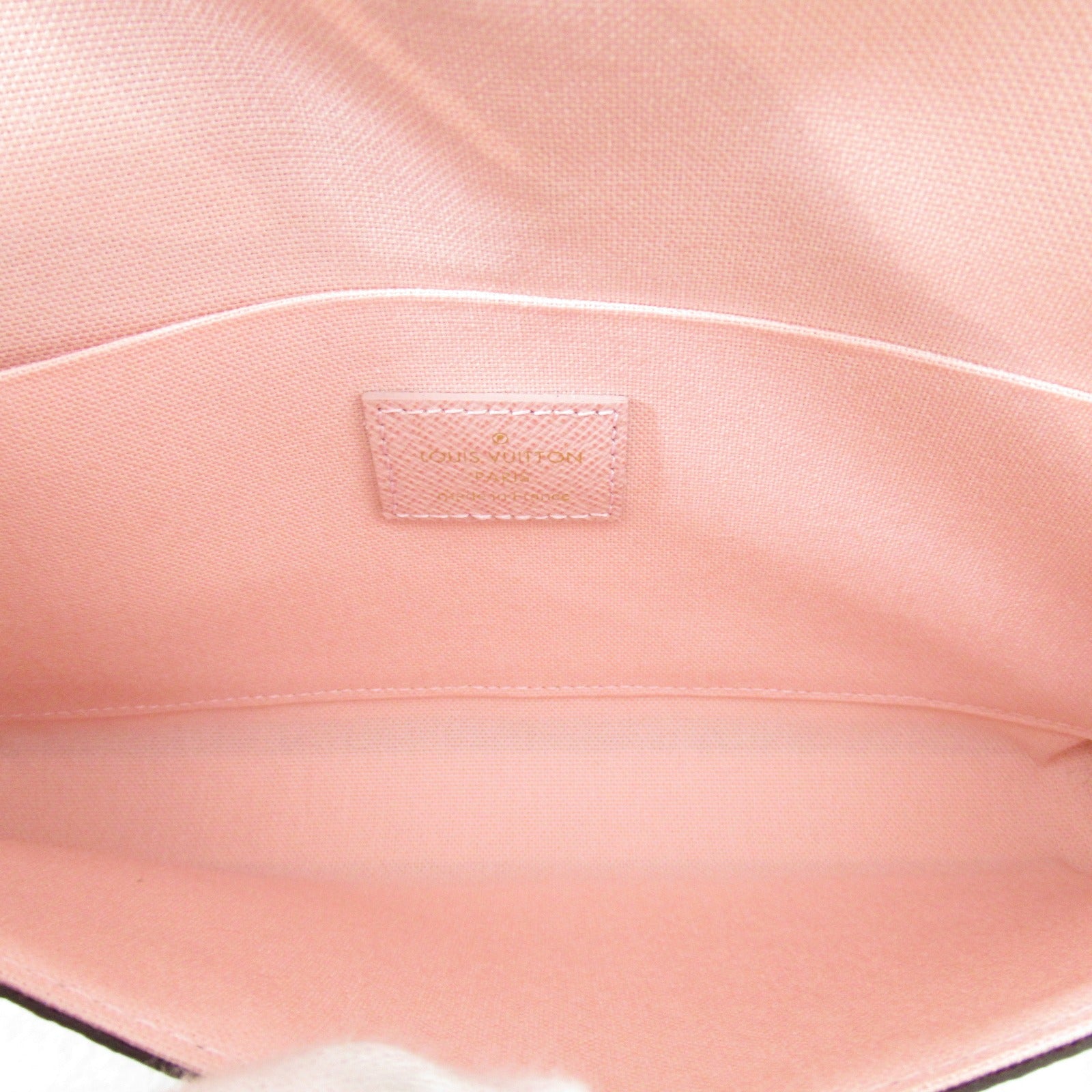 LOUIS VUITTON 【激減優惠】Monogram Pochette Felicie金扣鏈帶肩背袋啡色