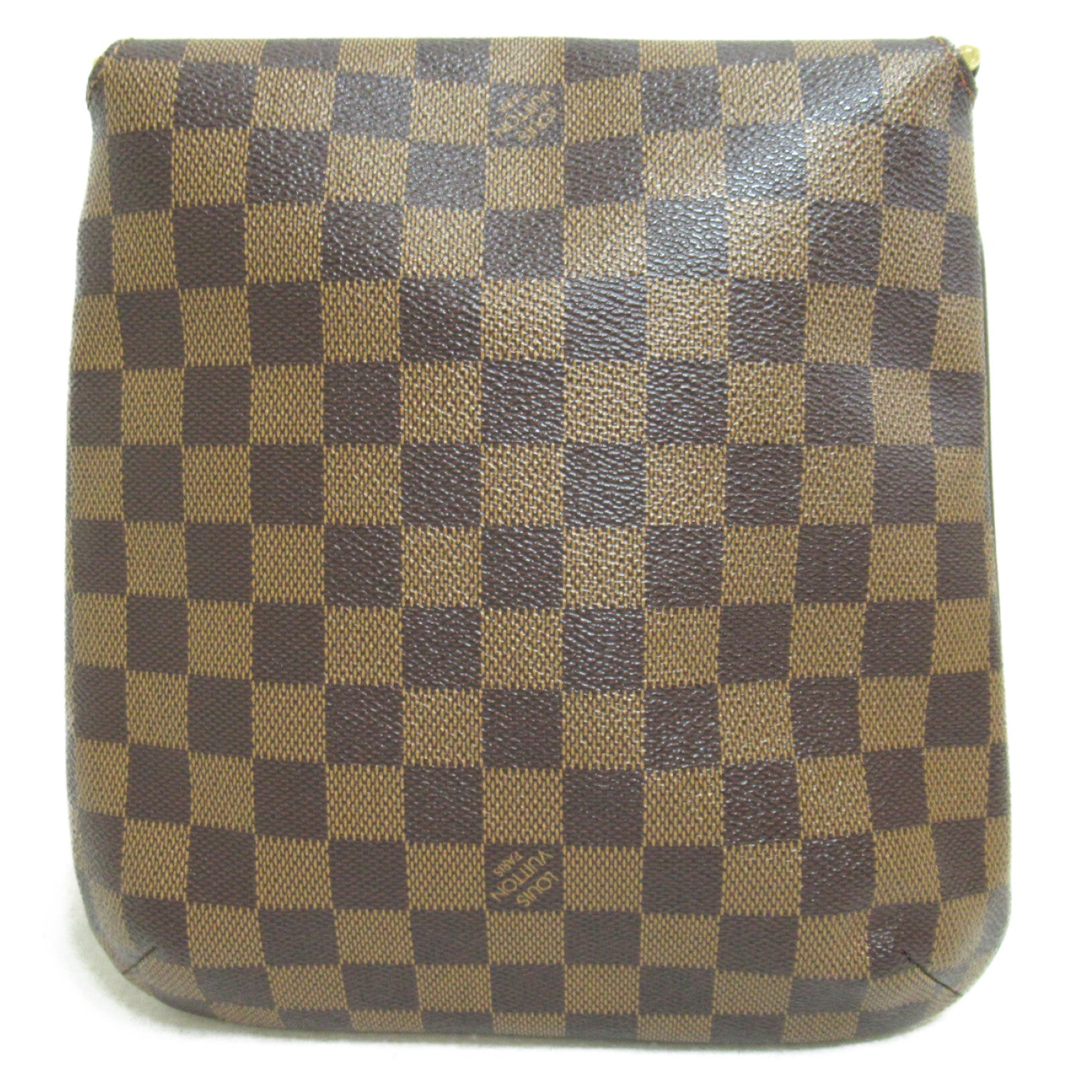 LOUIS VUITTON Damier Musette Salsa Long金扣肩背袋啡色