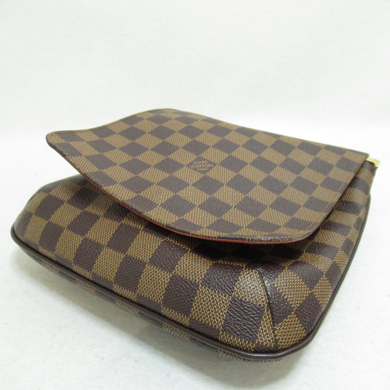 LOUIS VUITTON Damier Musette Salsa Long金扣肩背袋啡色