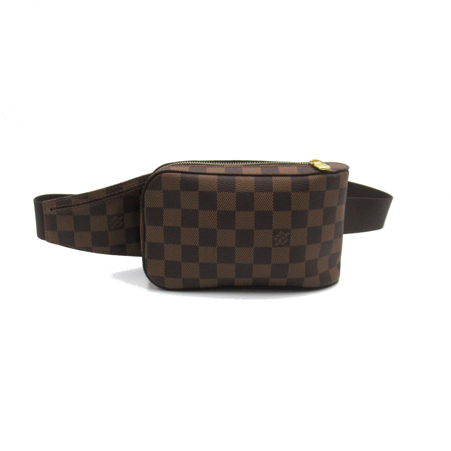 LOUIS VUITTON Damier Geronimos金扣腰包啡色