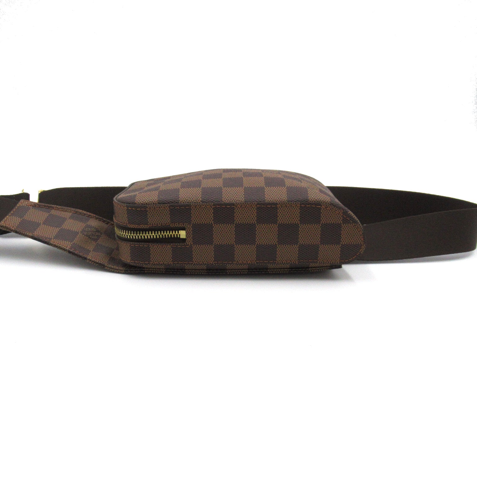 LOUIS VUITTON Damier Geronimos金扣腰包啡色