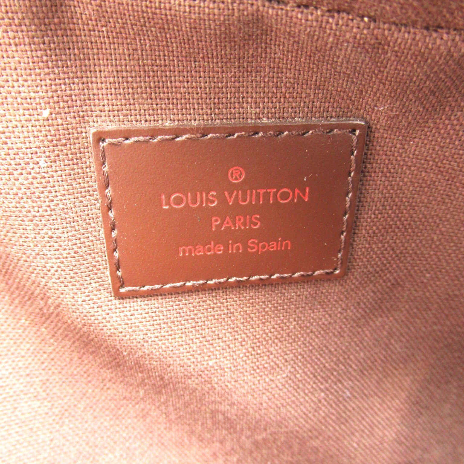 LOUIS VUITTON Damier Geronimos金扣腰包啡色