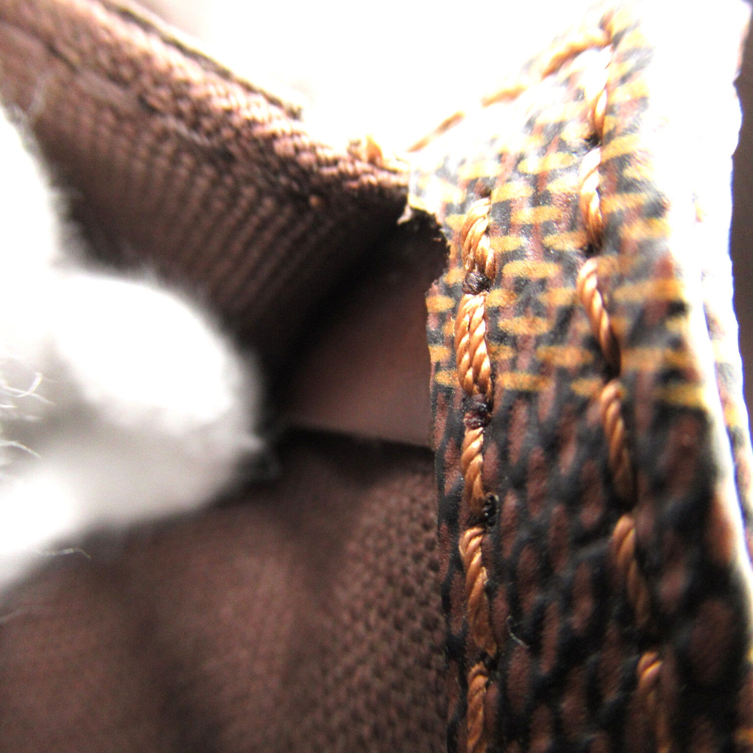 LOUIS VUITTON Damier Geronimos金扣腰包啡色
