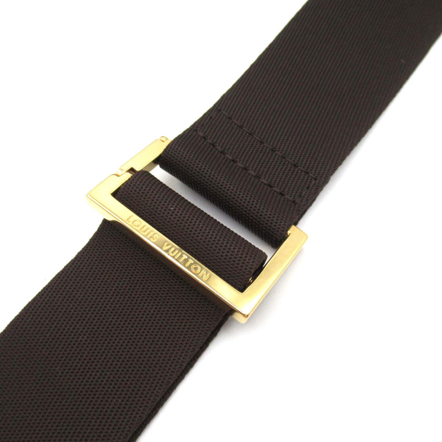 LOUIS VUITTON Damier Geronimos金扣腰包啡色