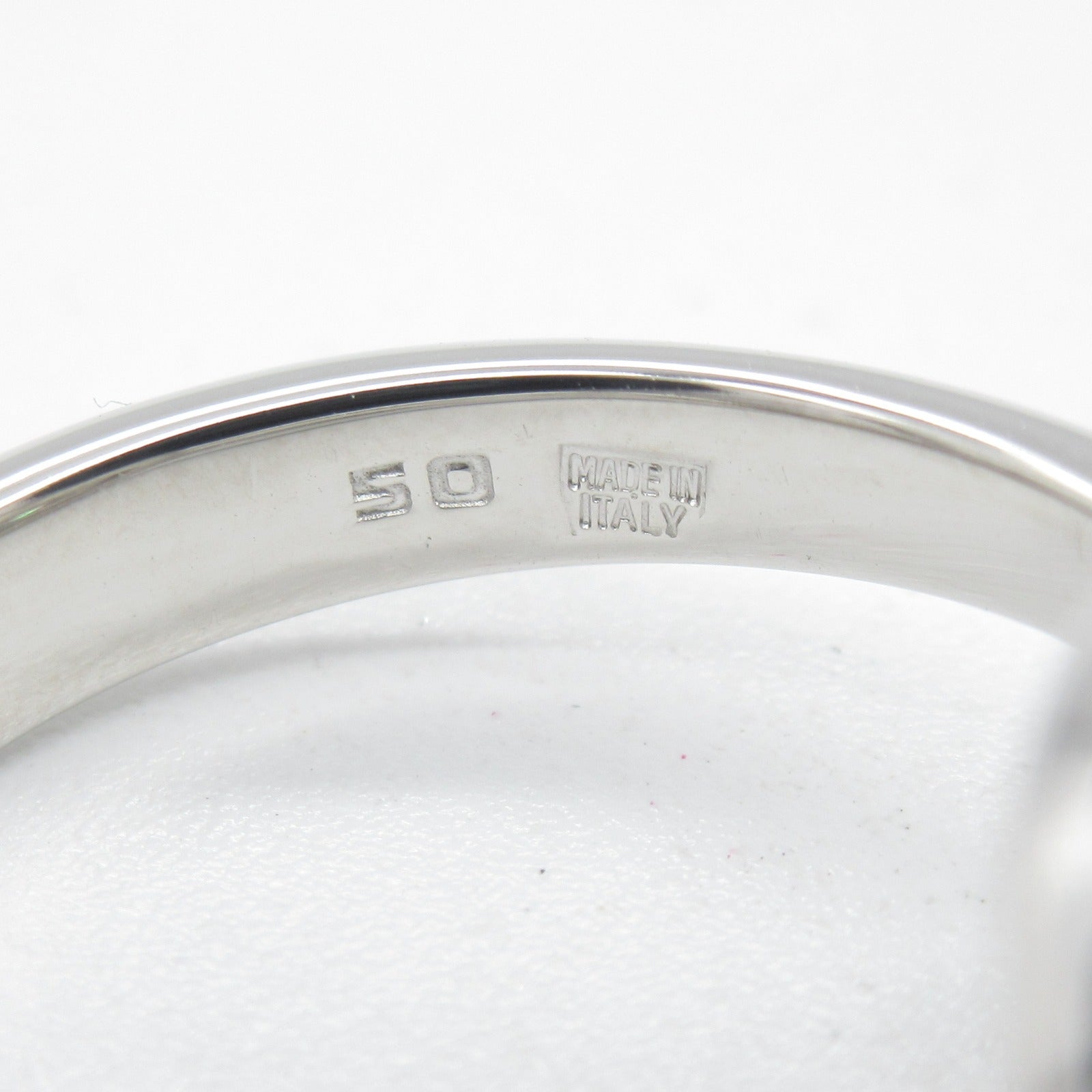 BVLGARI 18K白金Flip Diamond Ring鑽石戒指US#5.5
