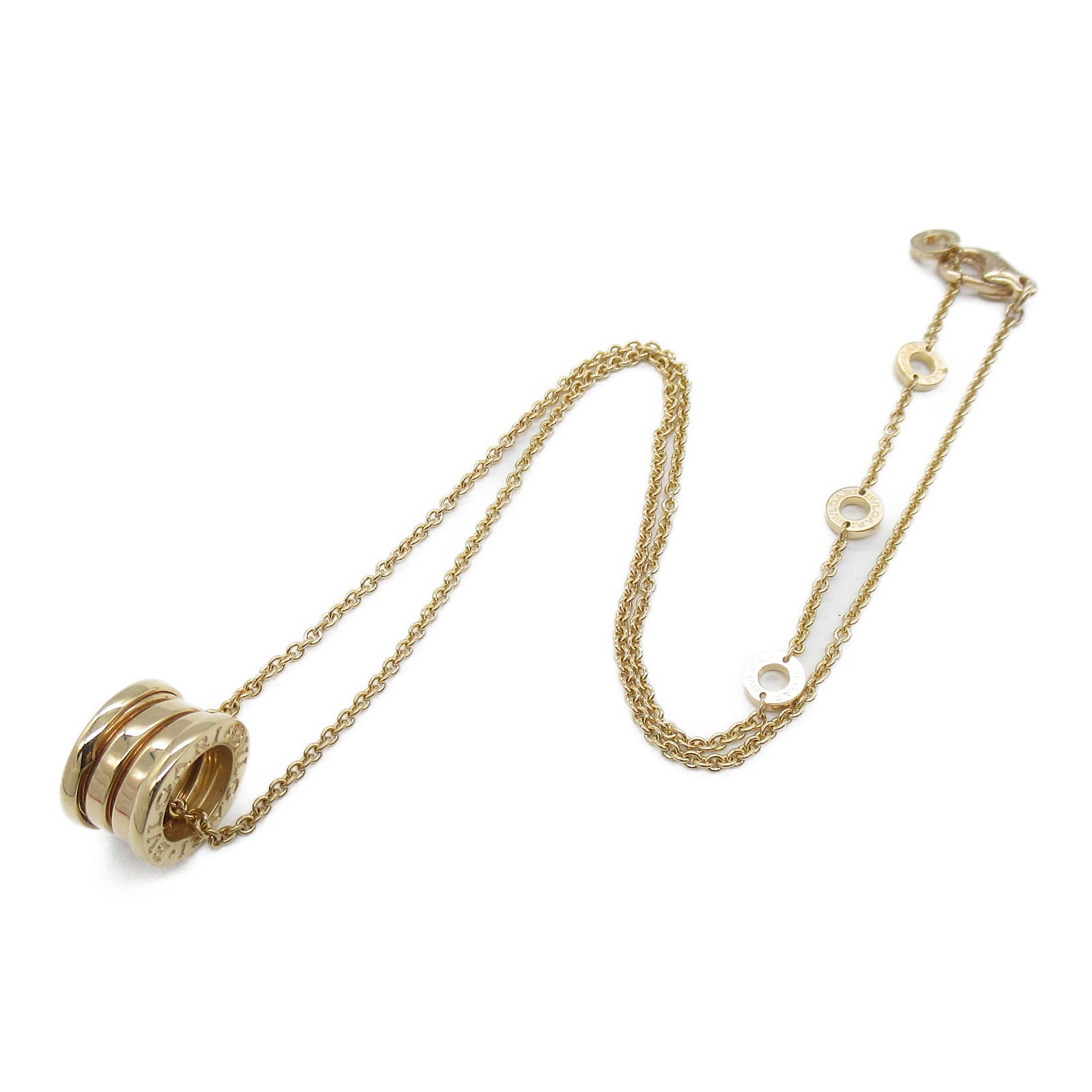 BVLGARI 18K玫瑰金B-zero1 Necklace項鍊