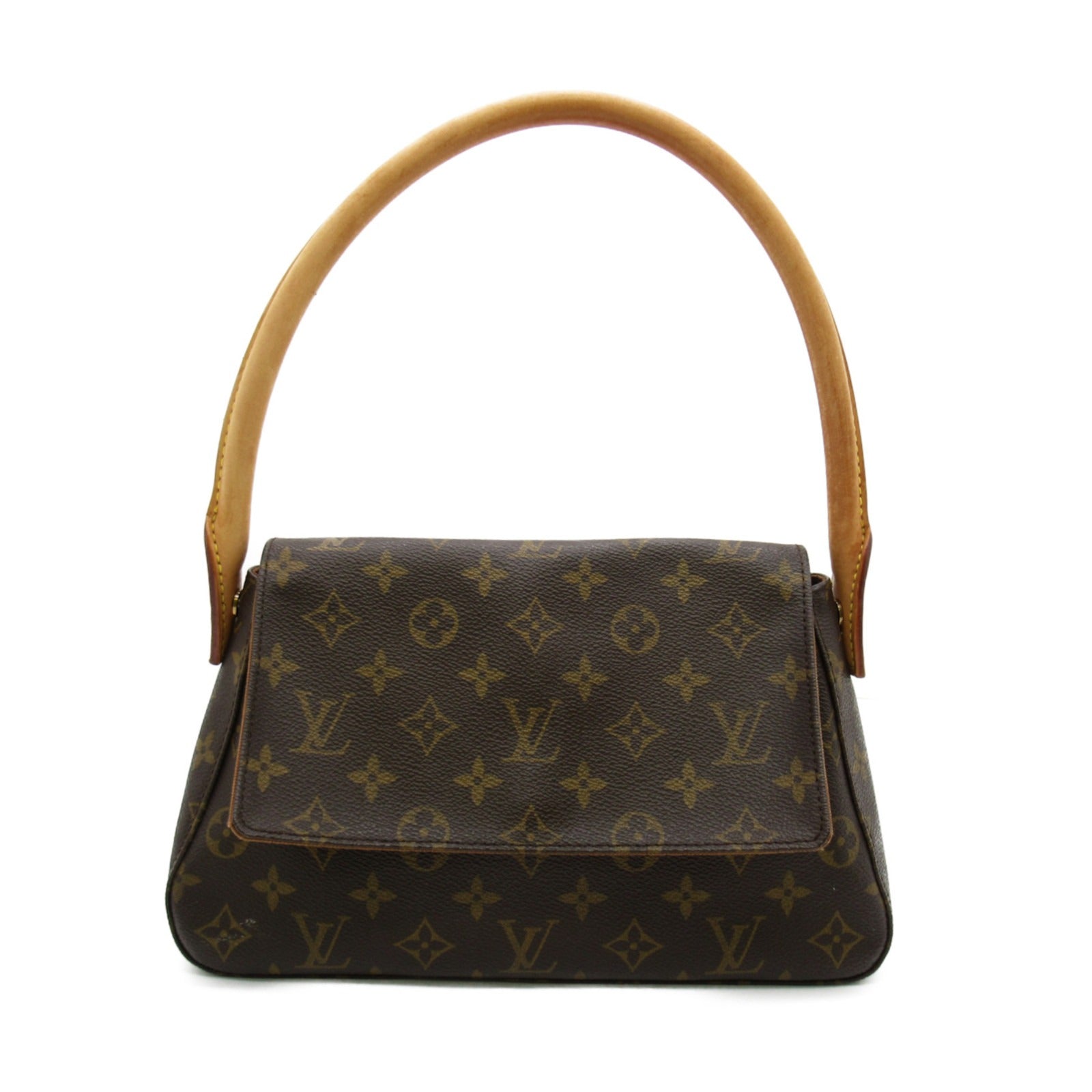 LOUIS VUITTON Monogram Mini Looping肩背袋啡色
