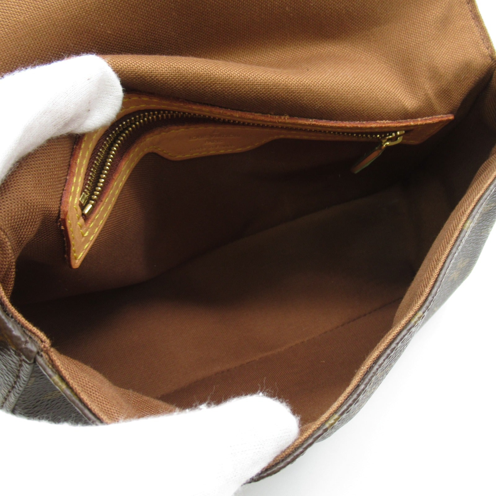 LOUIS VUITTON Monogram Mini Looping肩背袋啡色