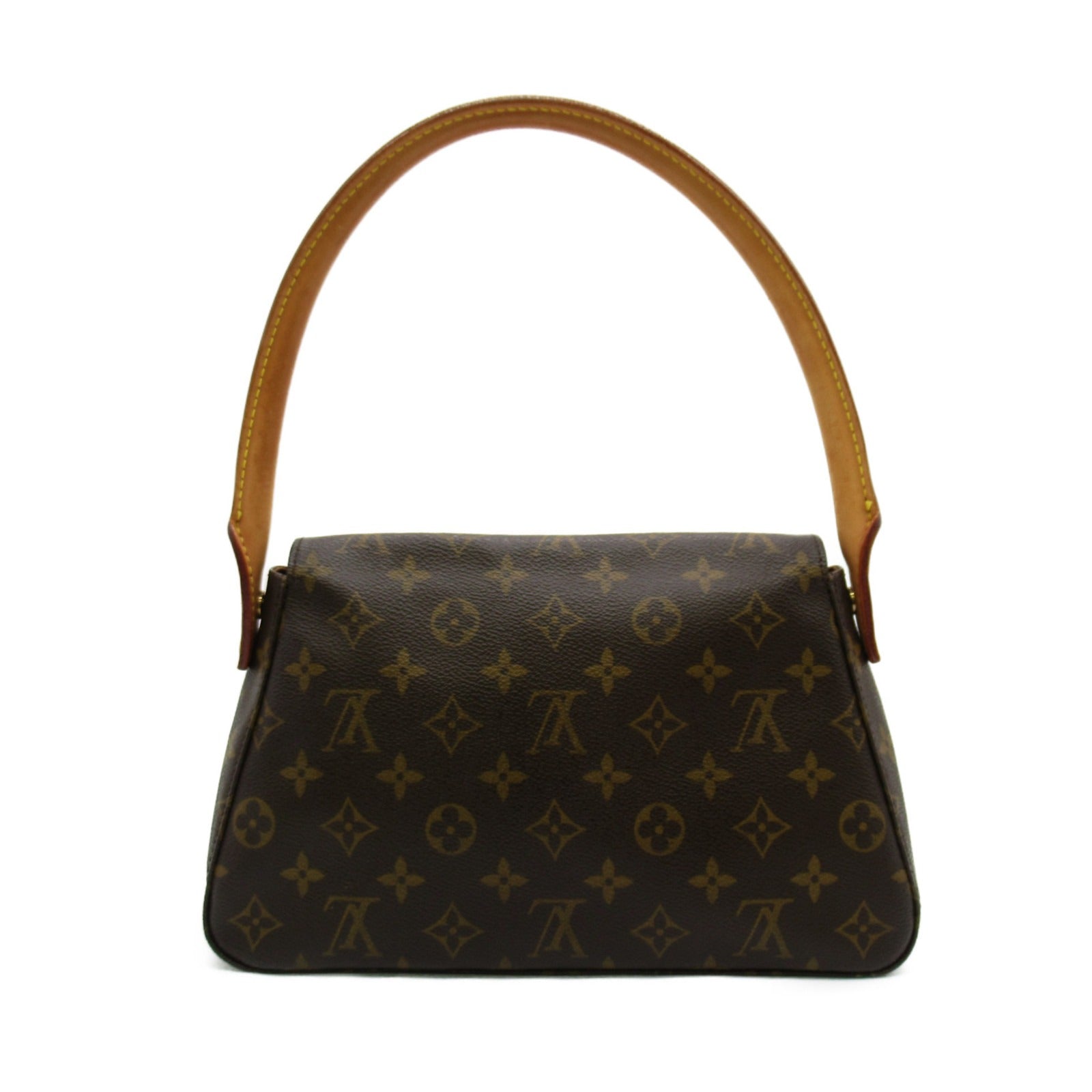 LOUIS VUITTON Monogram Mini Looping肩背袋啡色