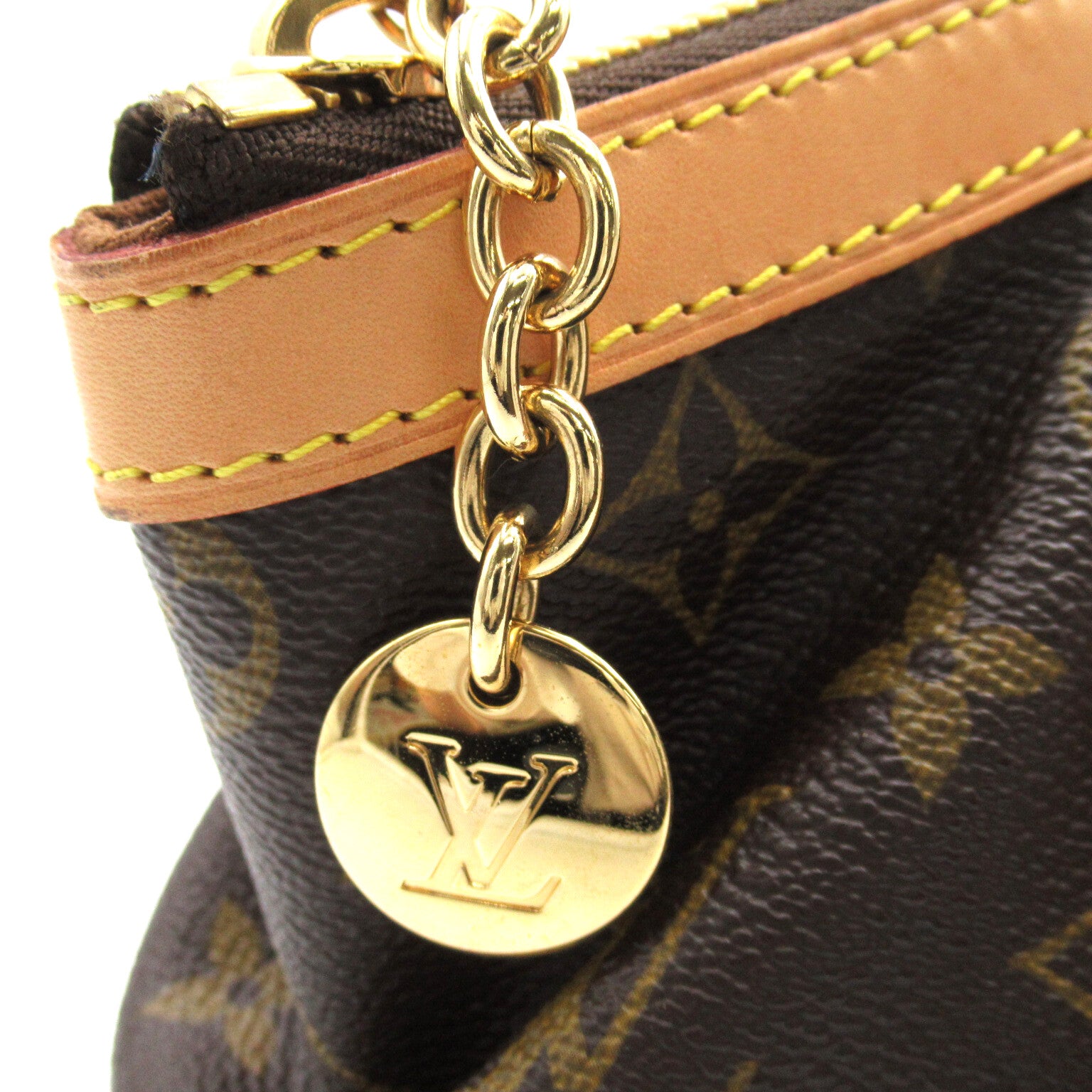 LOUIS VUITTON Monogram Tivoli PM手挽袋啡色