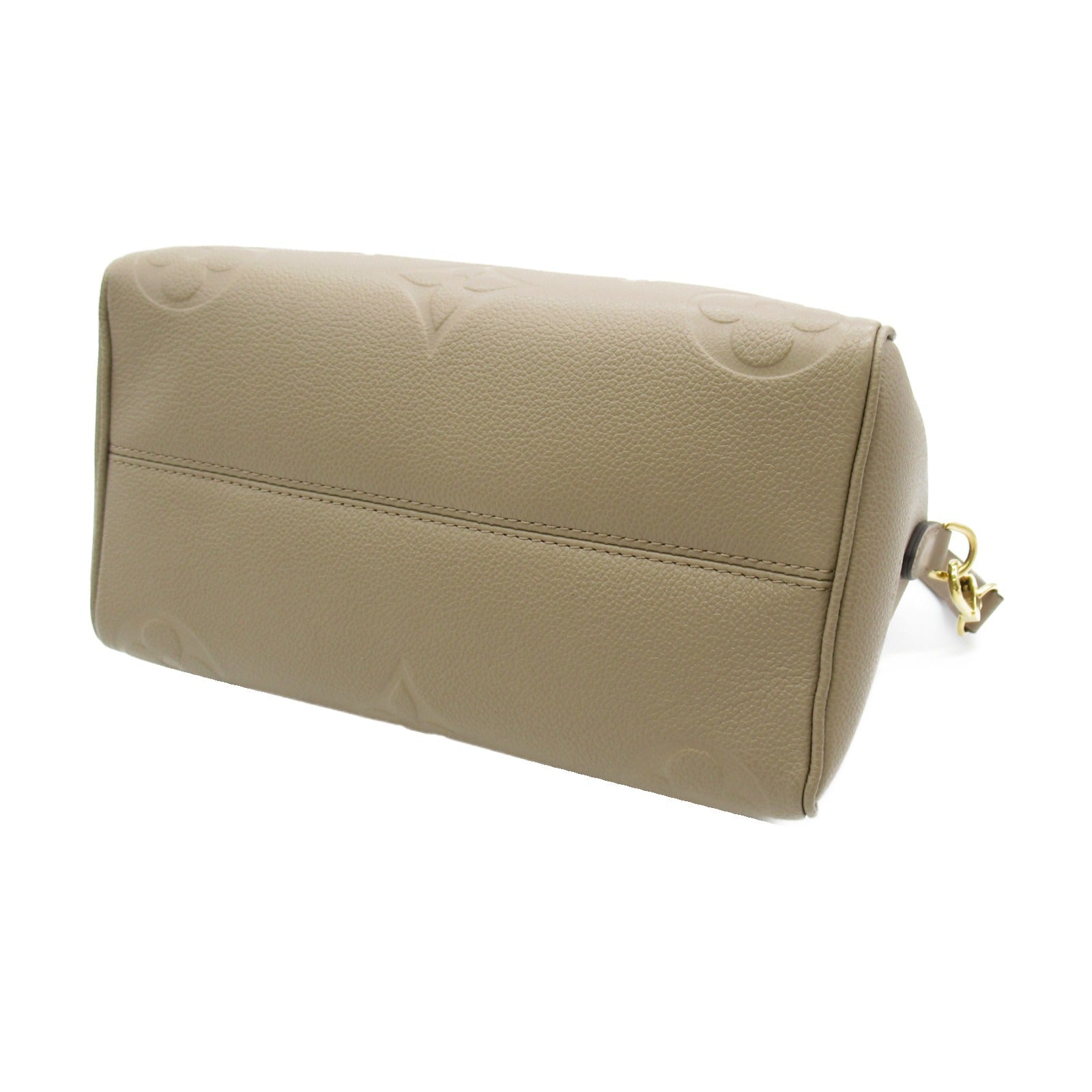 LOUIS VUITTON Monogram Speedy Bandouliere 25 Shoulder Bag金扣肩背袋米色