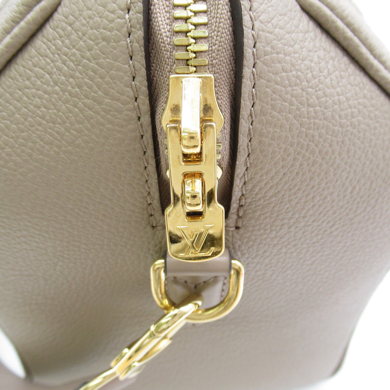 LOUIS VUITTON Monogram Speedy Bandouliere 25 Shoulder Bag金扣肩背袋米色