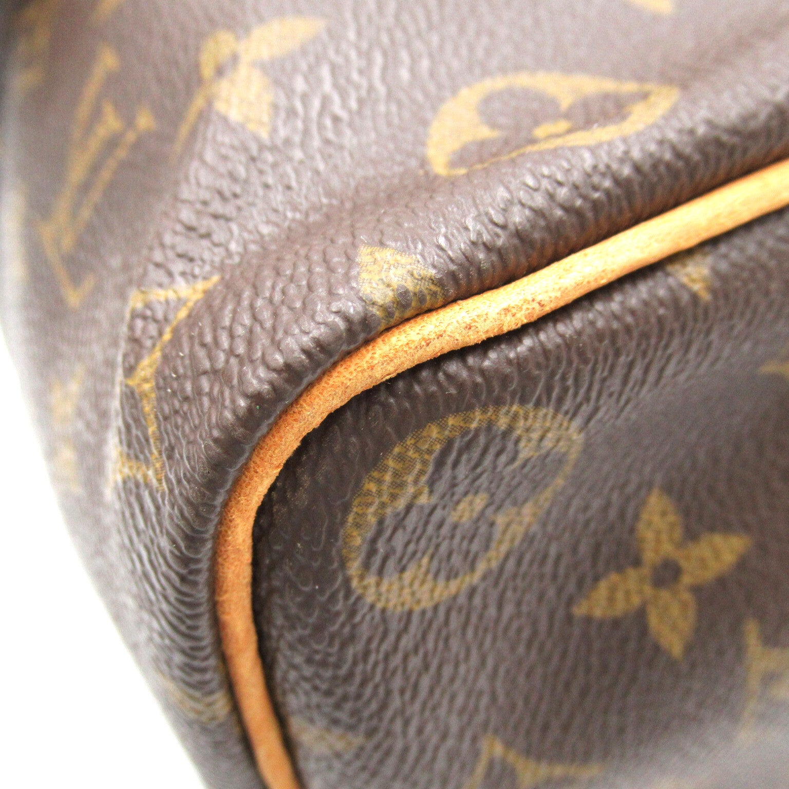 LOUIS VUITTON Monogram Speedy 35 Hand Bag金扣手提袋啡色