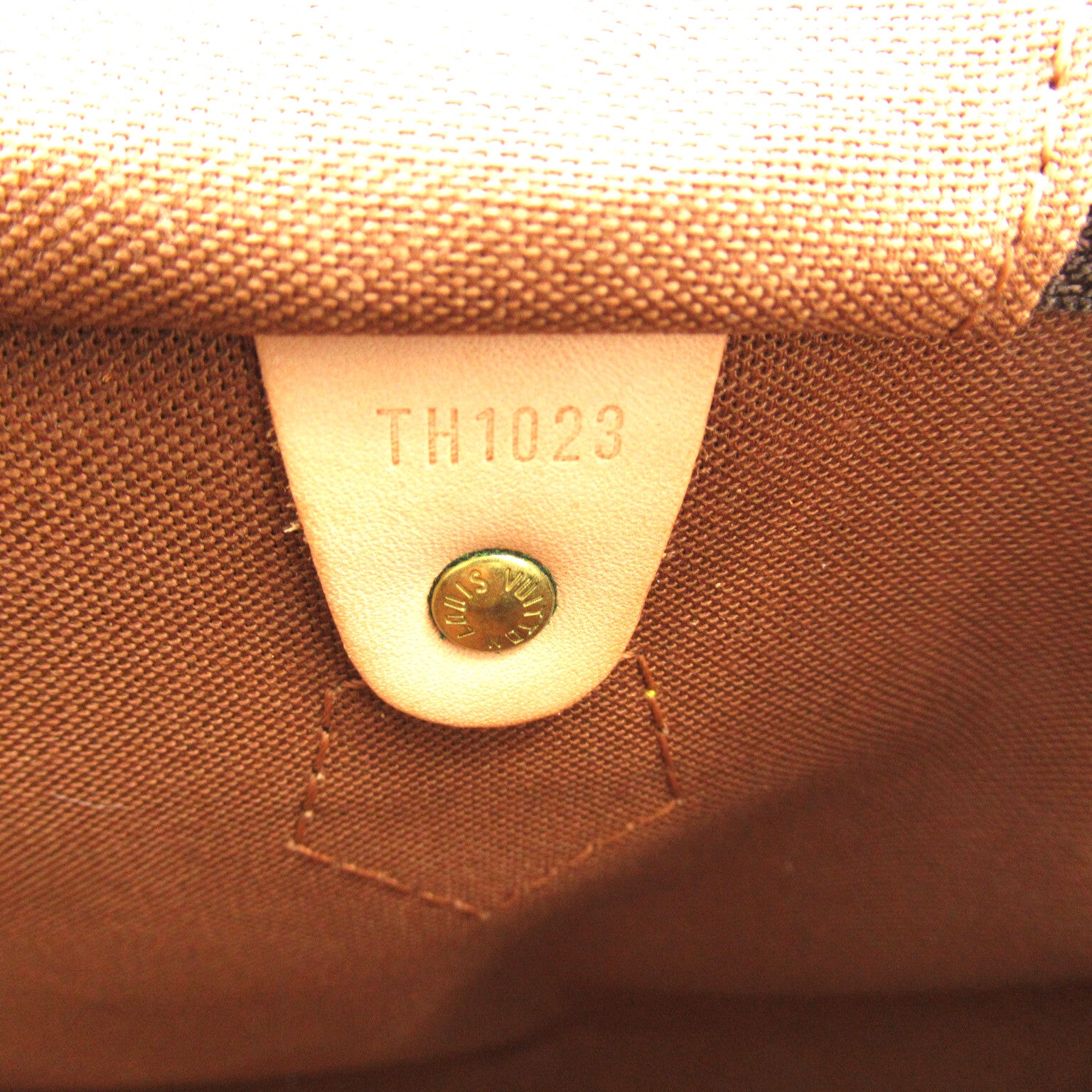 LOUIS VUITTON Monogram Speedy 35 Hand Bag金扣手提袋啡色