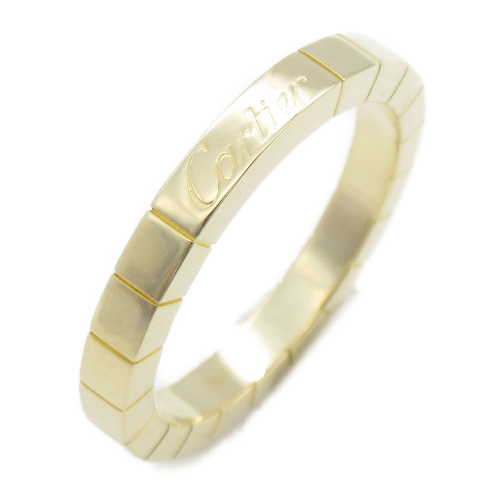 CARTIER 18K黃金Lanieres戒指Cartier#55/US#7.25