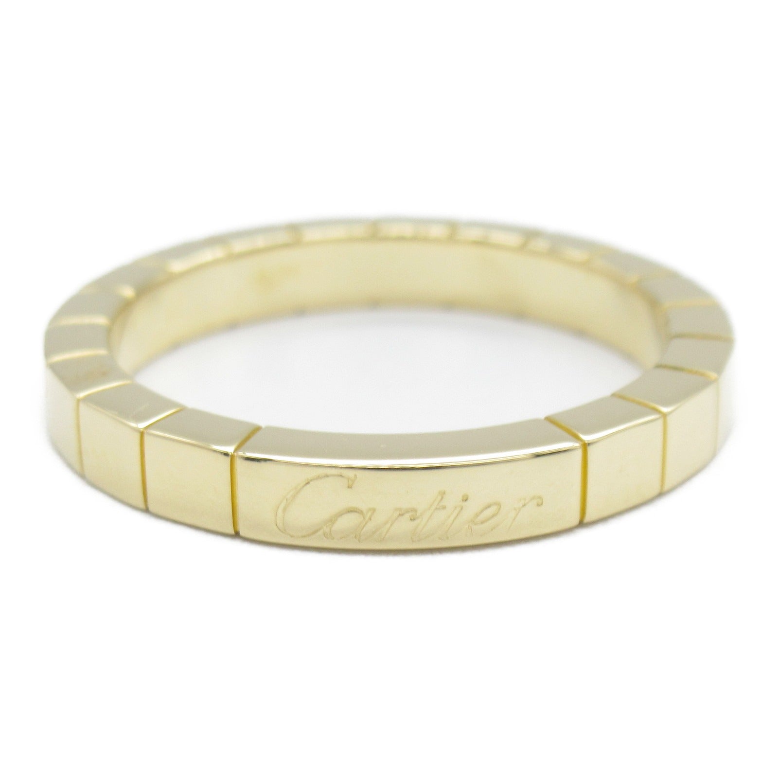 CARTIER 18K黃金Lanieres戒指Cartier#55/US#7.25