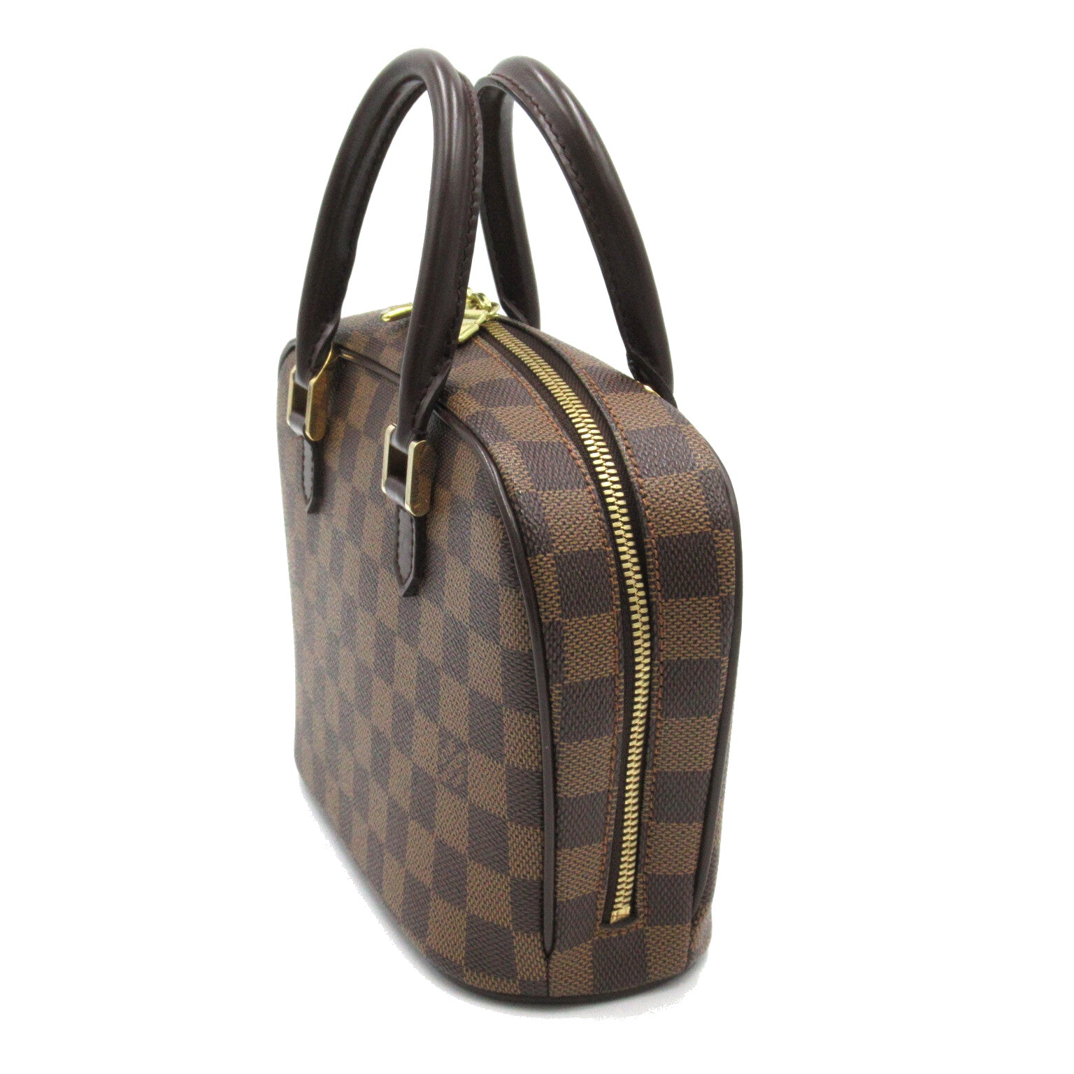 LOUIS VUITTON Damier Sarria Mini金扣手挽袋啡色