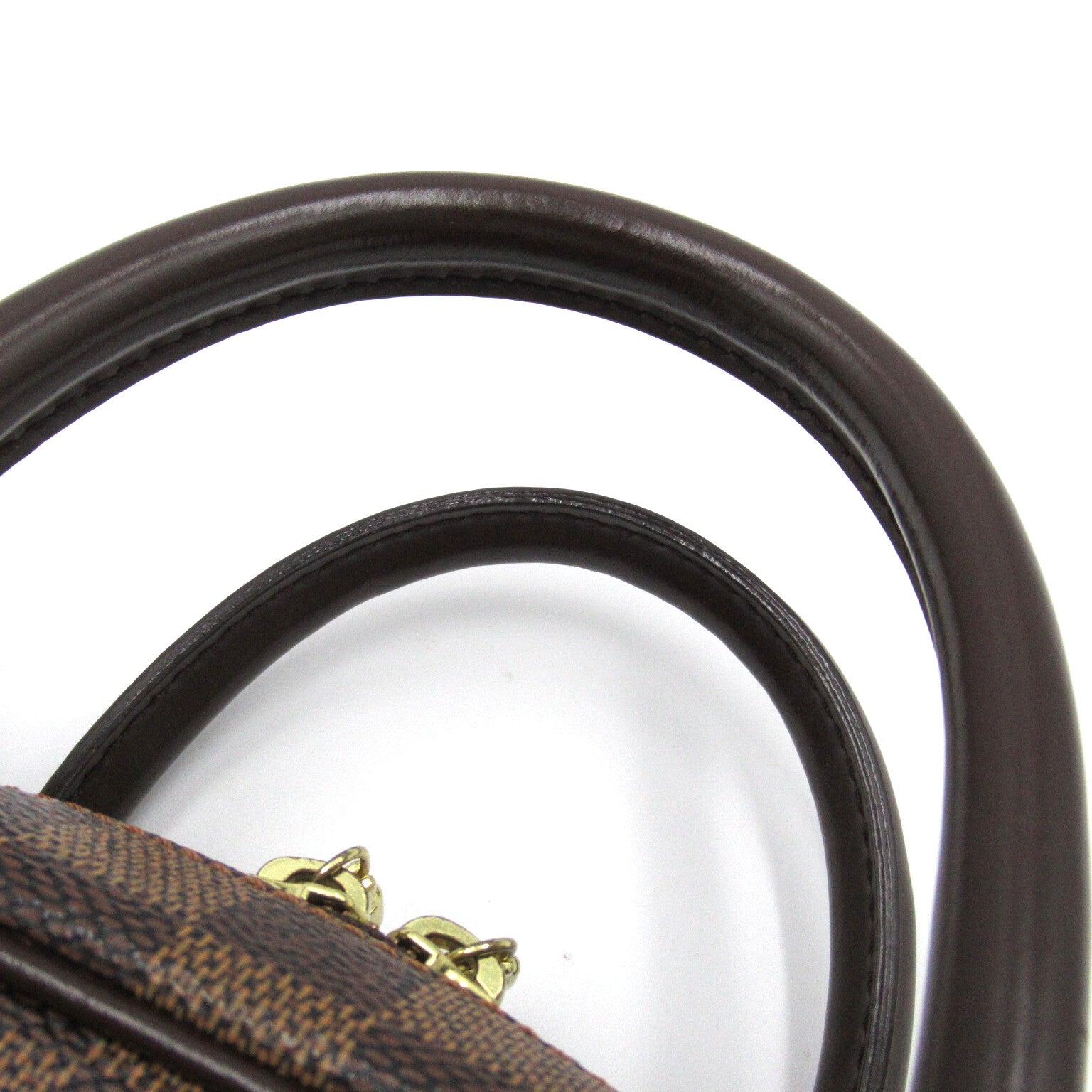 LOUIS VUITTON Damier Sarria Mini金扣手挽袋啡色