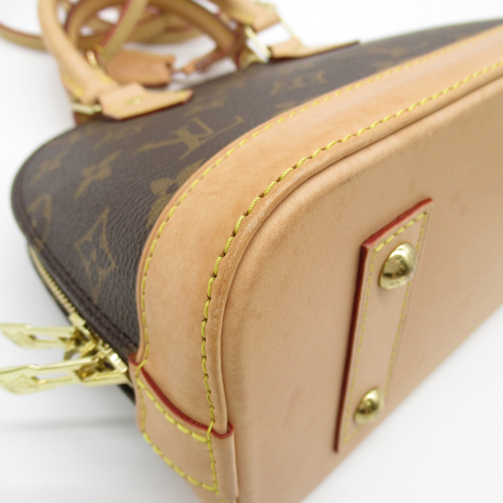 LOUIS VUITTON Monogram Alma BB手挽肩背兩用袋啡色