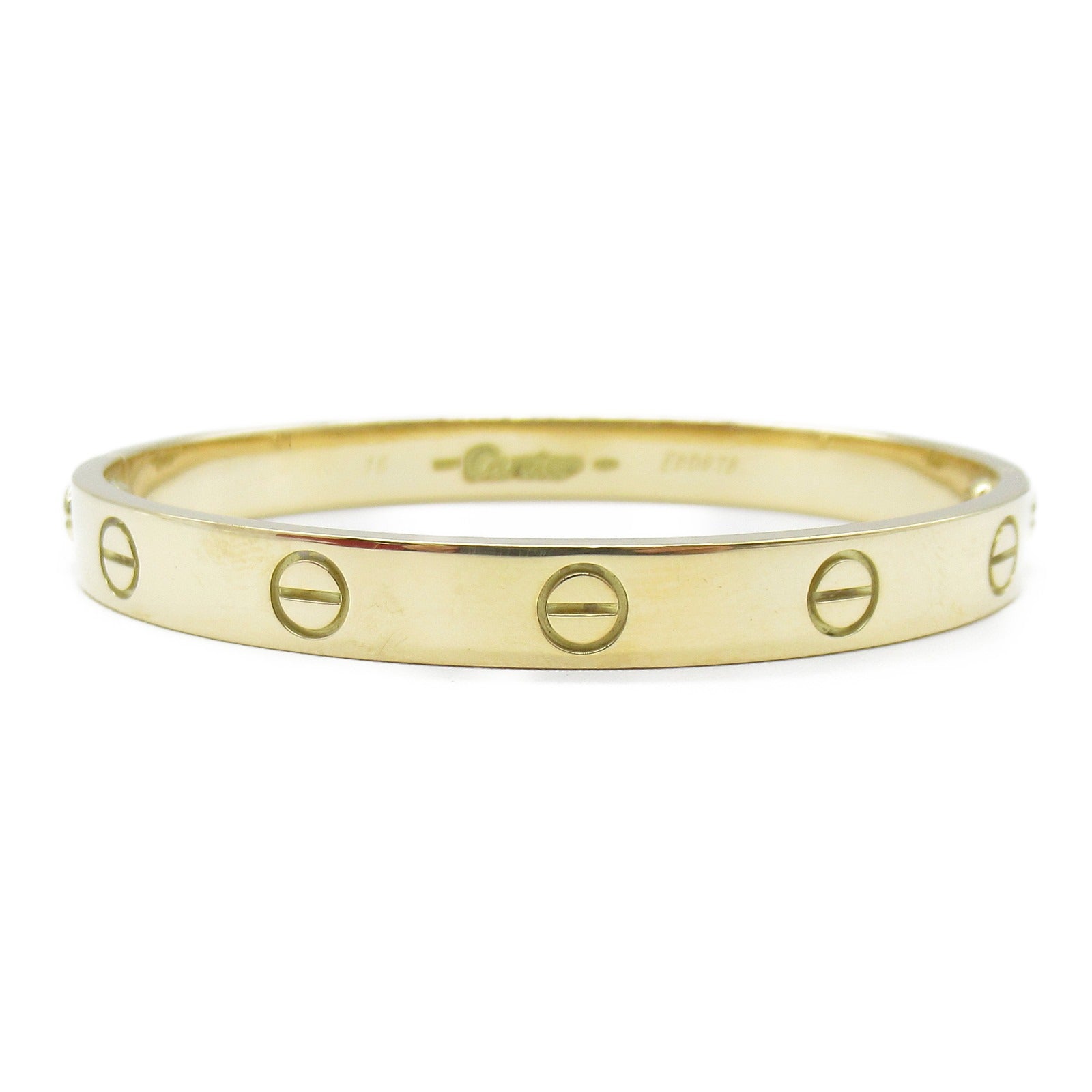 CARTIER 18K黃金Love Bracelet手鐲#16