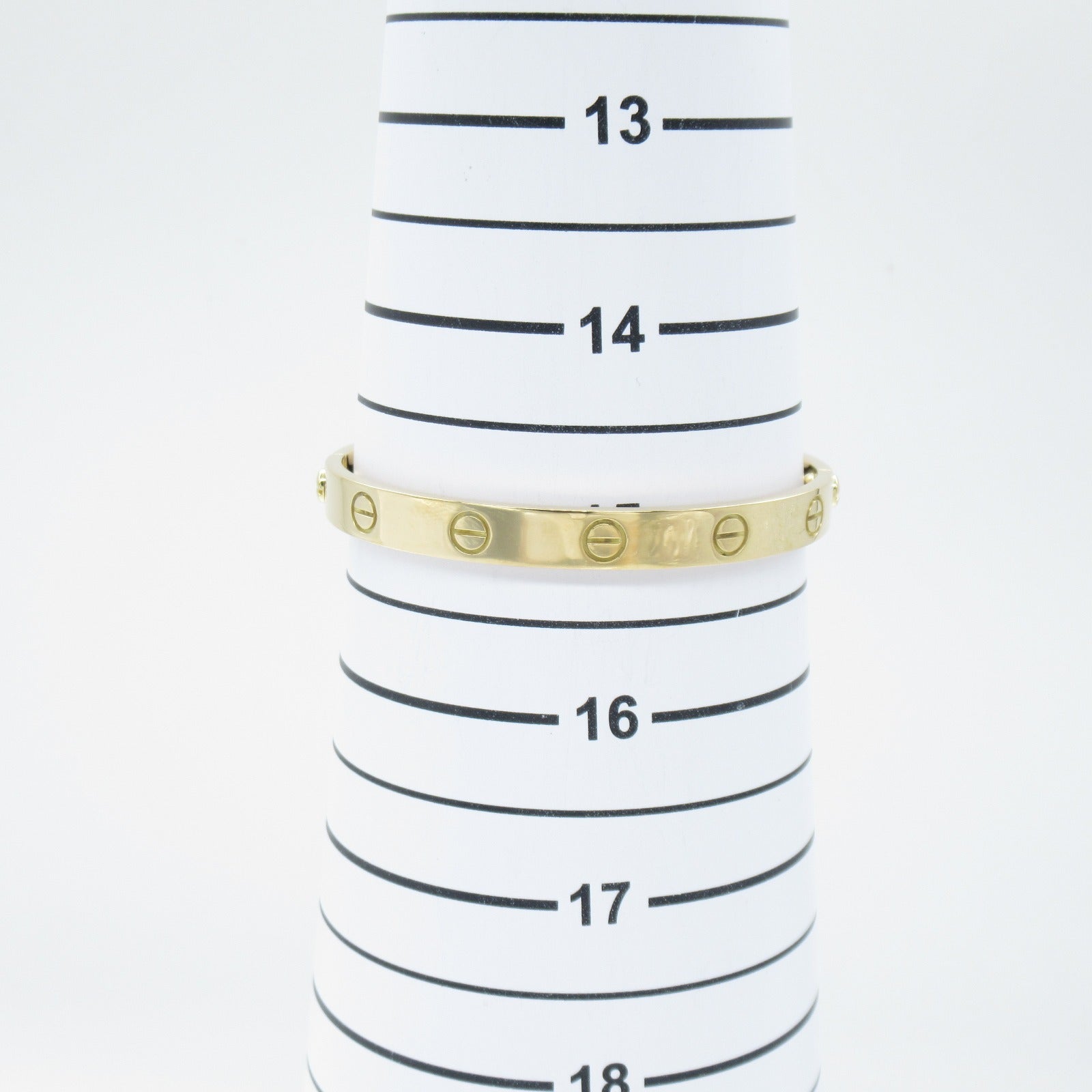 CARTIER 18K黃金Love Bracelet手鐲#16