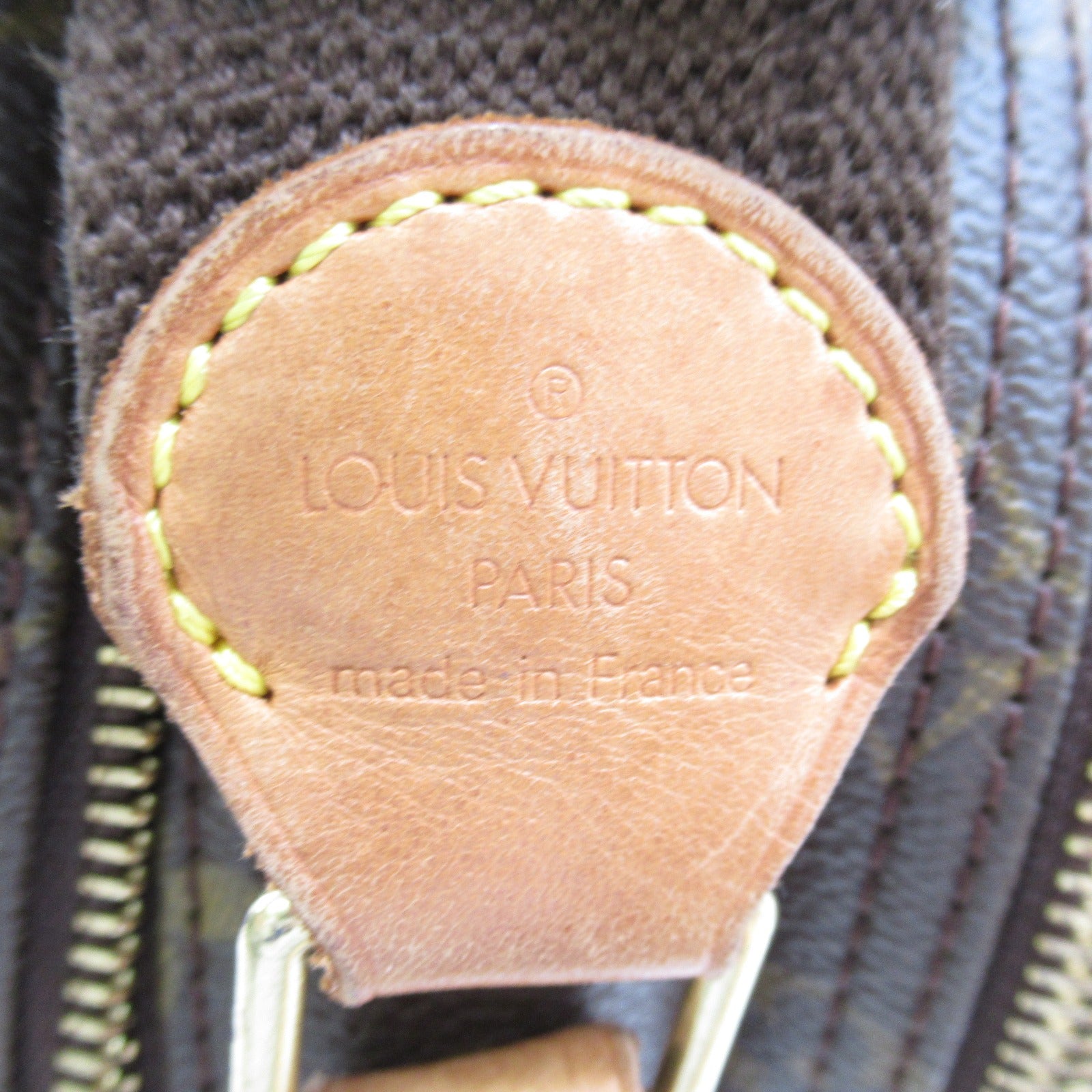 LOUIS VUITTON Monogram Reporter PM金扣肩背袋啡色