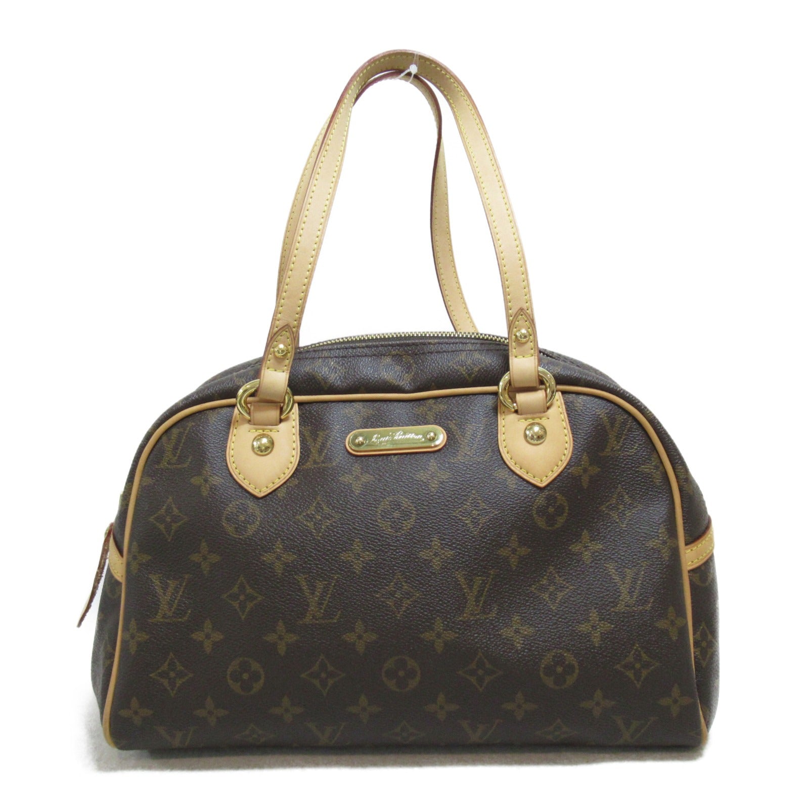 LOUIS VUITTON 【激減優惠】Monogram Montorgueil PM金扣肩背袋啡色