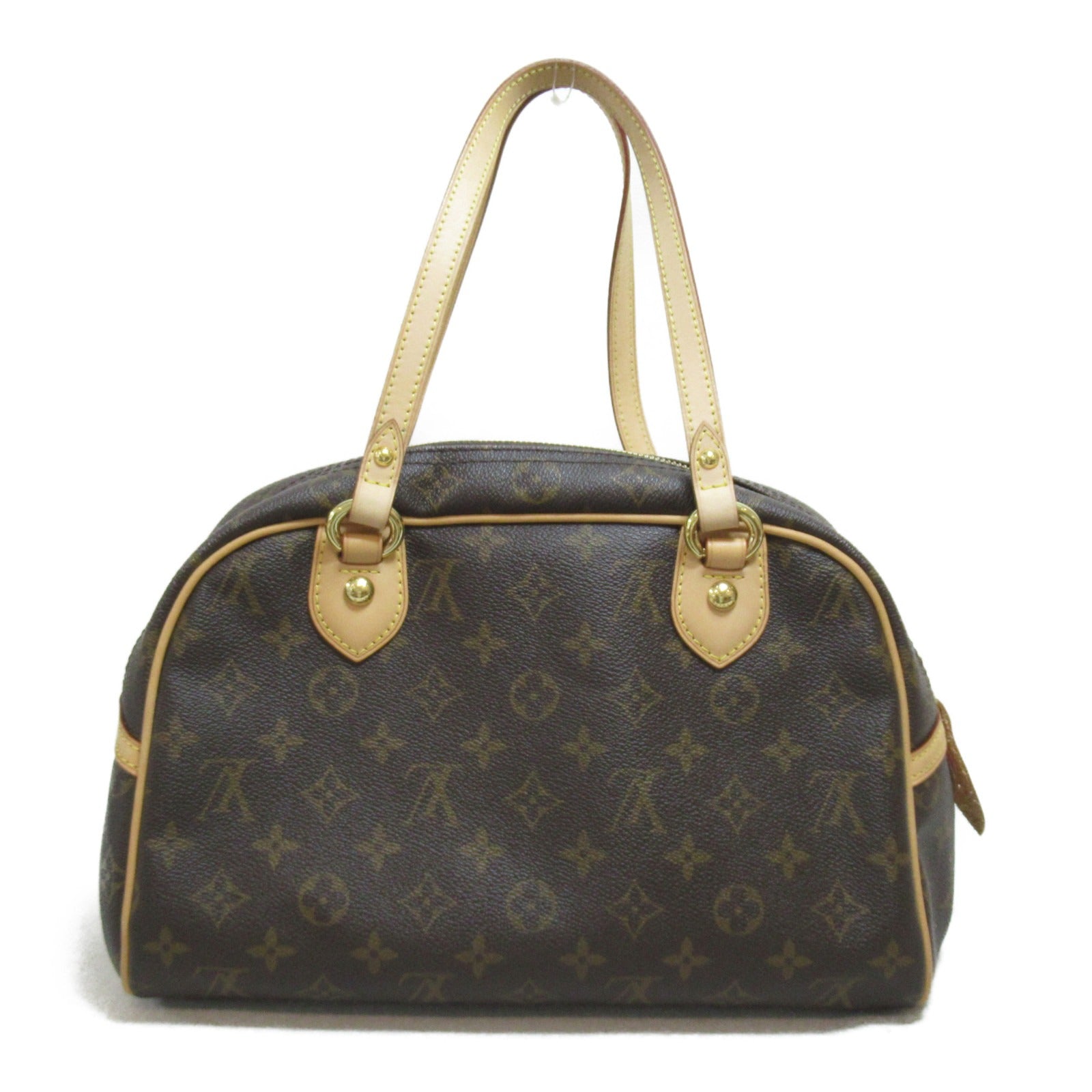 LOUIS VUITTON 【激減優惠】Monogram Montorgueil PM金扣肩背袋啡色