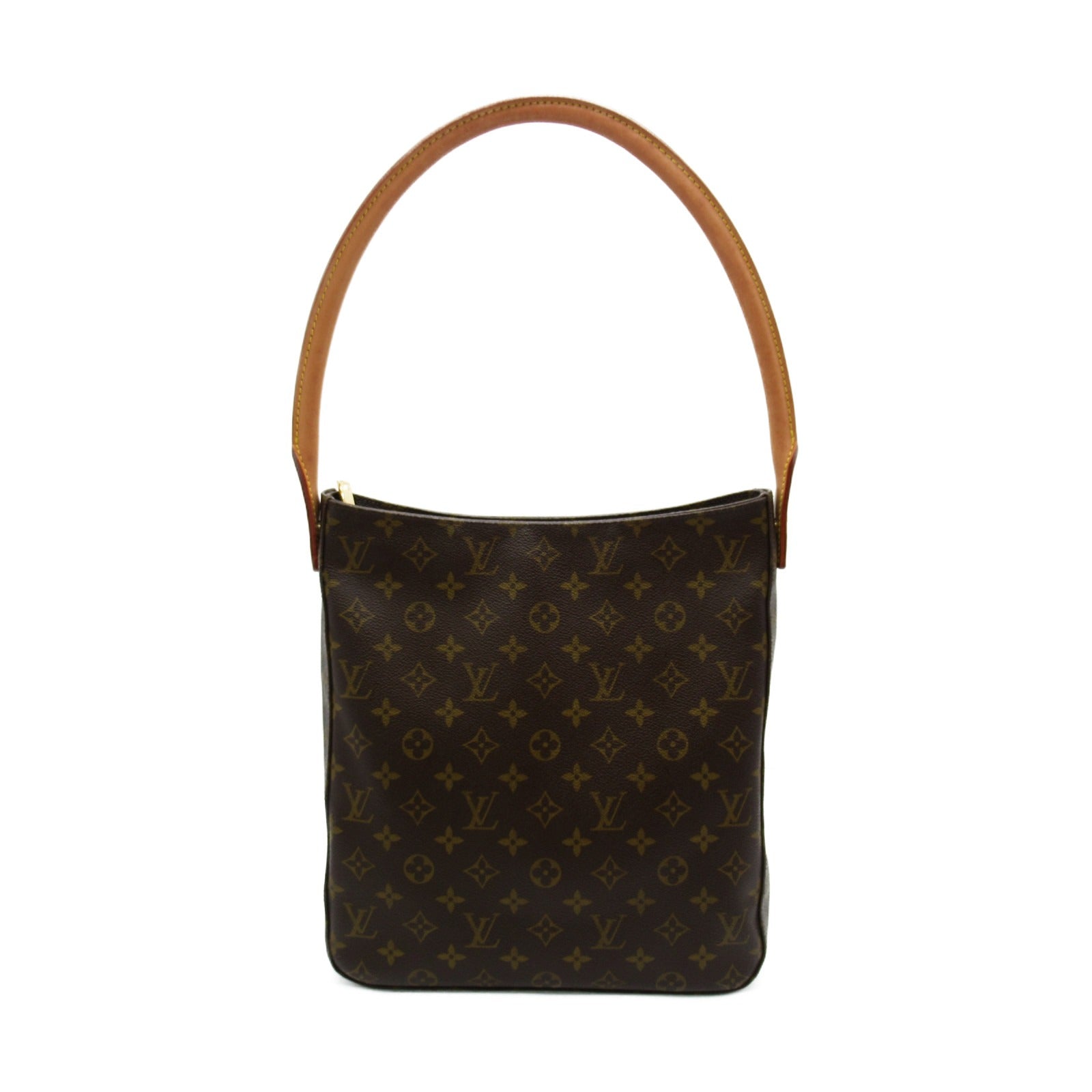LOUIS VUITTON 【激減優惠】Monogram Looping GM金扣肩背袋啡色