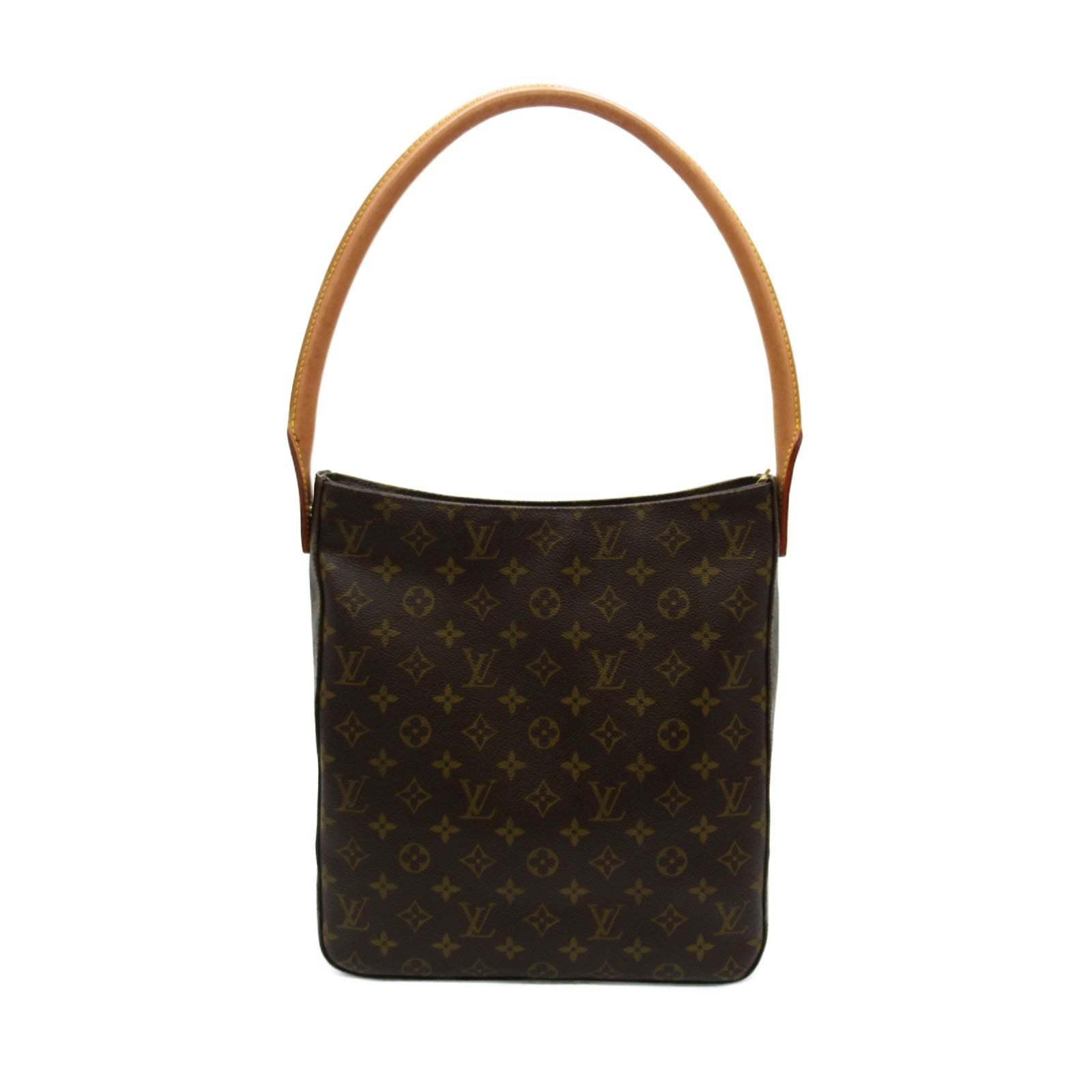 LOUIS VUITTON 【激減優惠】Monogram Looping GM金扣肩背袋啡色