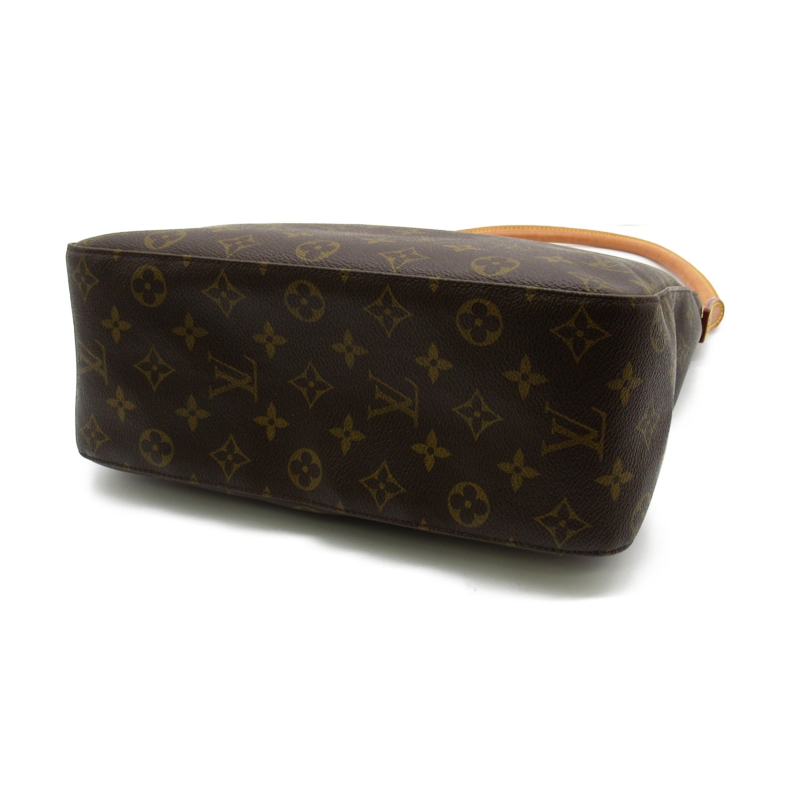 LOUIS VUITTON 【激減優惠】Monogram Looping GM金扣肩背袋啡色