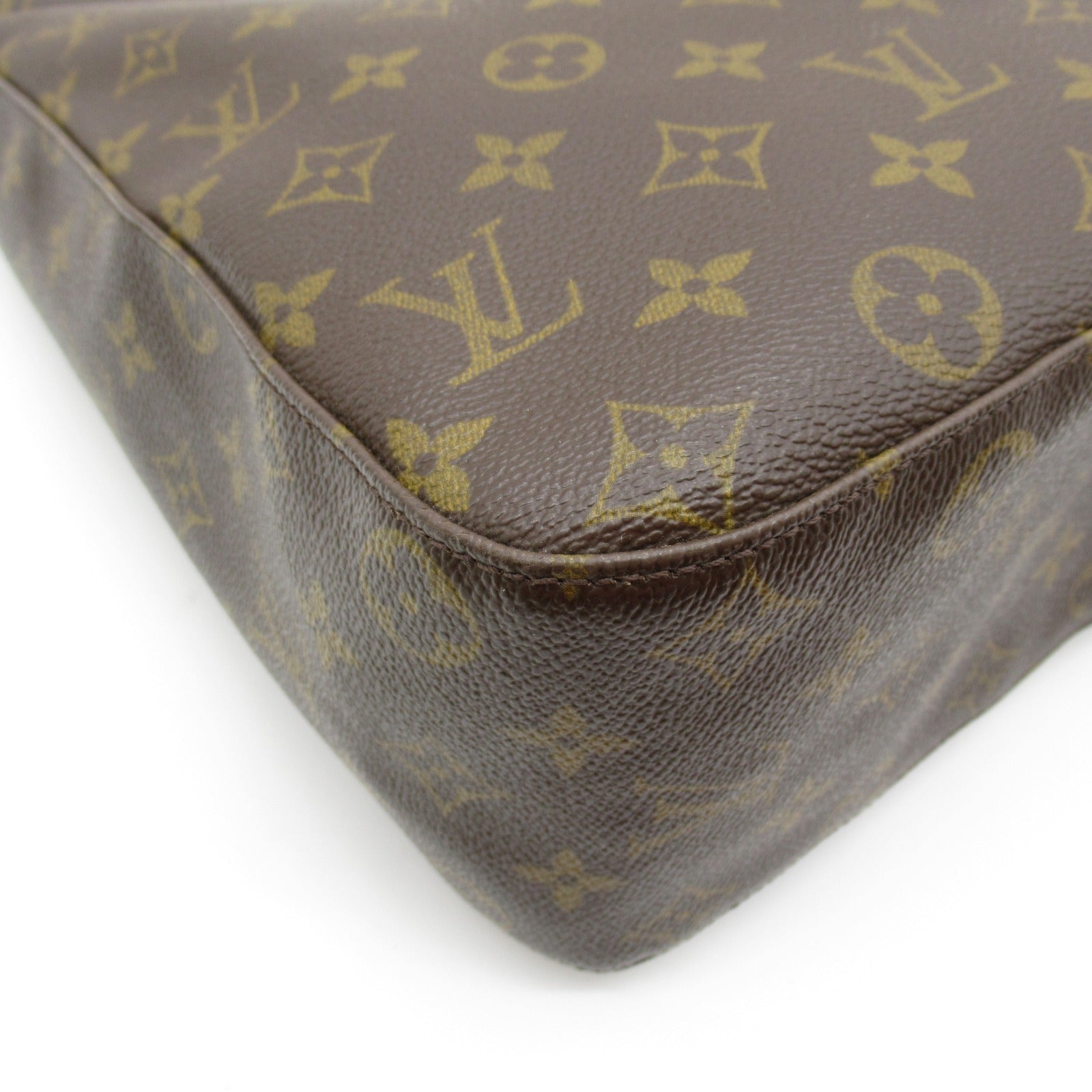 LOUIS VUITTON 【激減優惠】Monogram Looping GM金扣肩背袋啡色