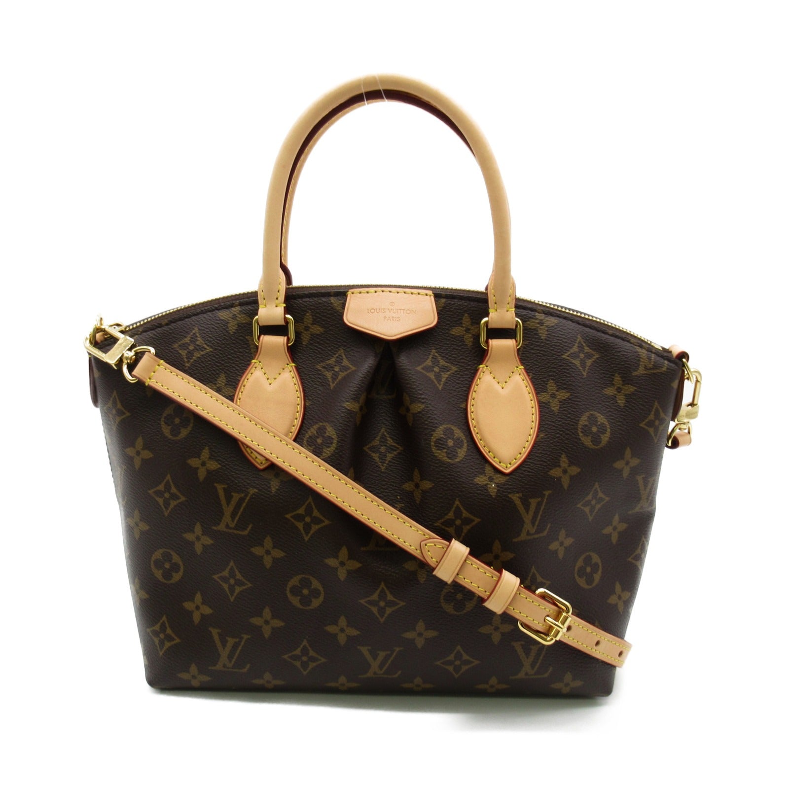 LOUIS VUITTON Monogram Boetie MM手挽肩背兩用袋啡色