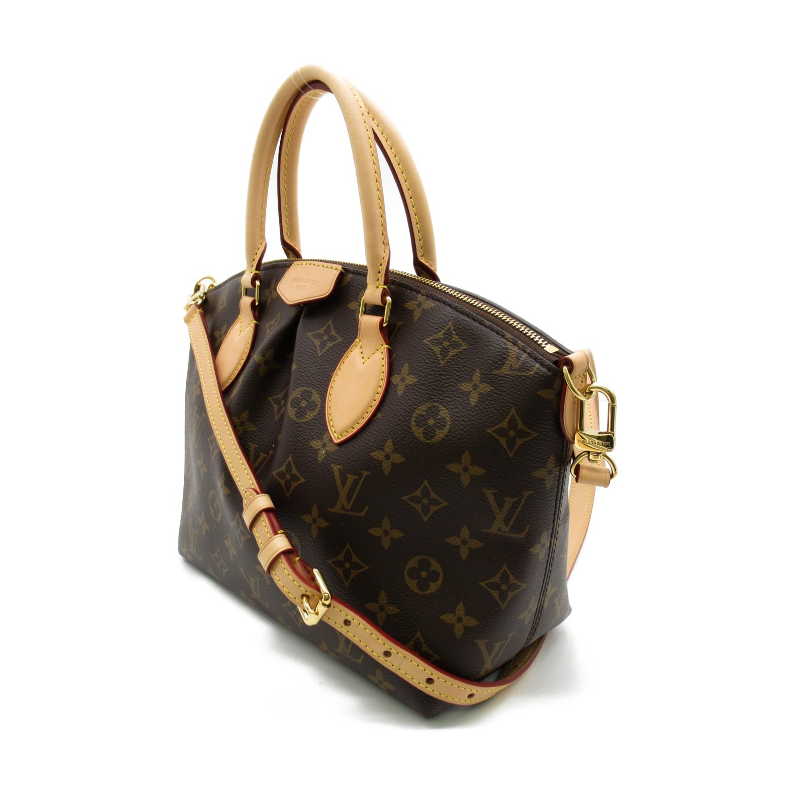 LOUIS VUITTON Monogram Boetie MM手挽肩背兩用袋啡色