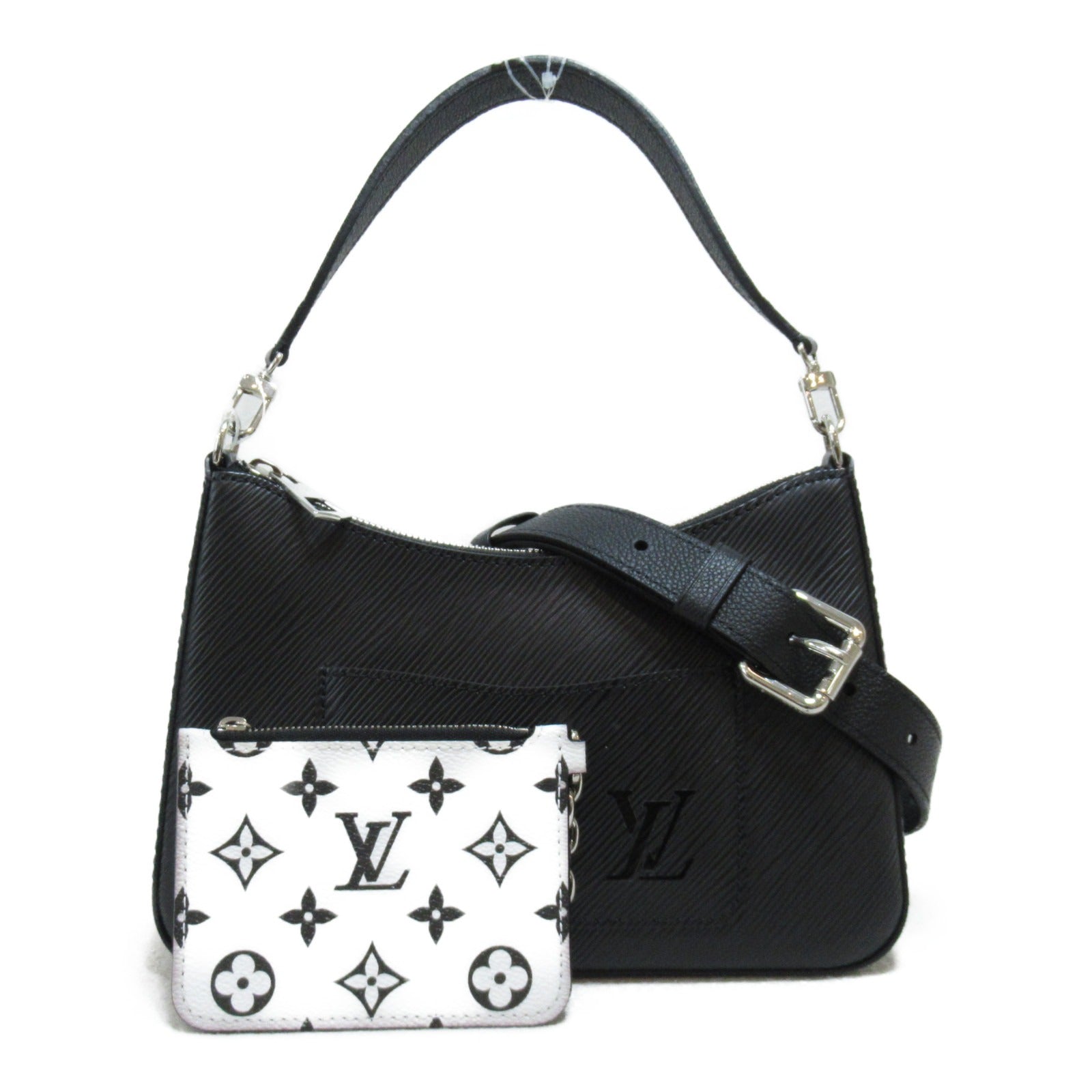 LOUIS VUITTON Epi Marelle手挽肩背兩用袋Noir/黑色