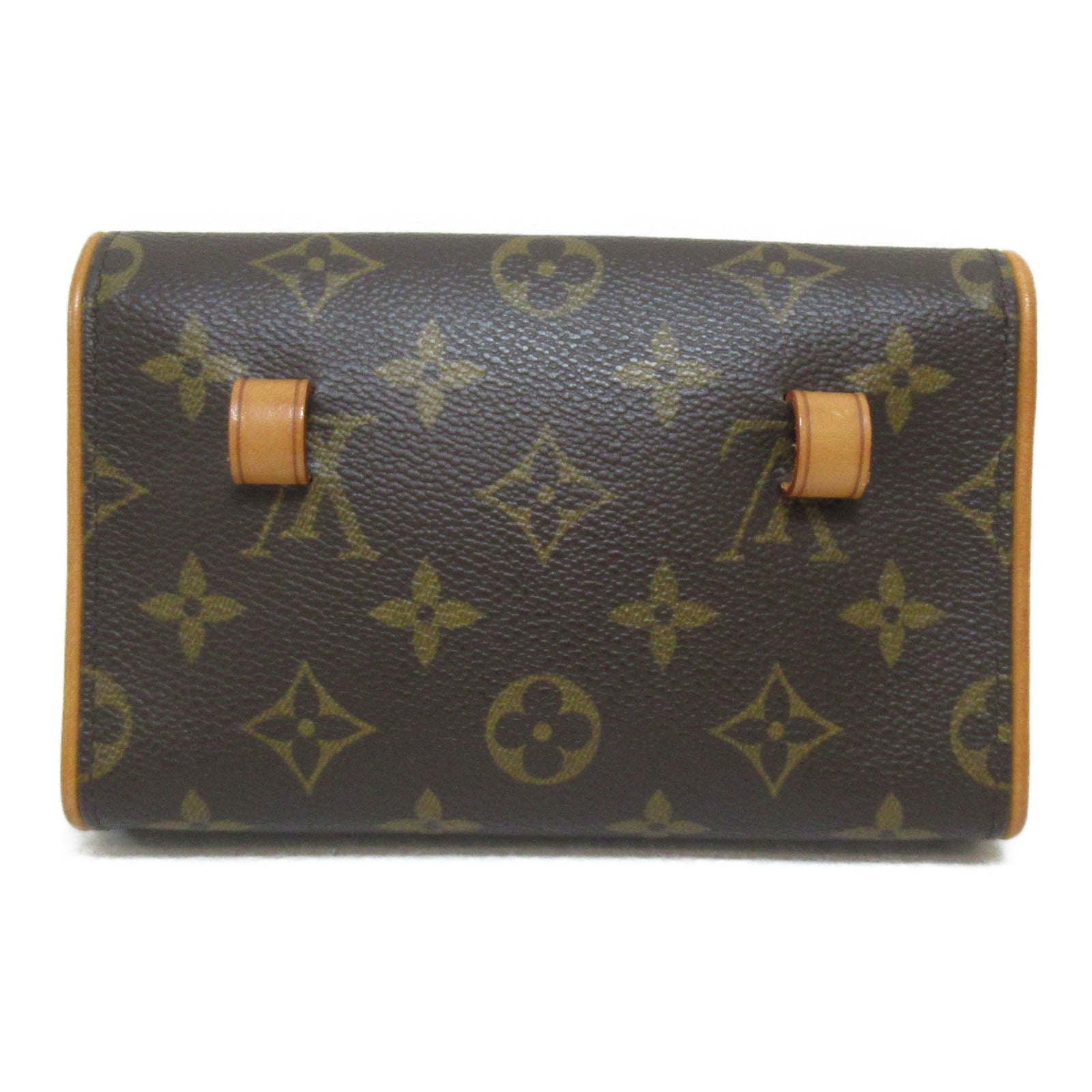 LOUIS VUITTON Monogram Pochette Florentine金扣腰包啡色