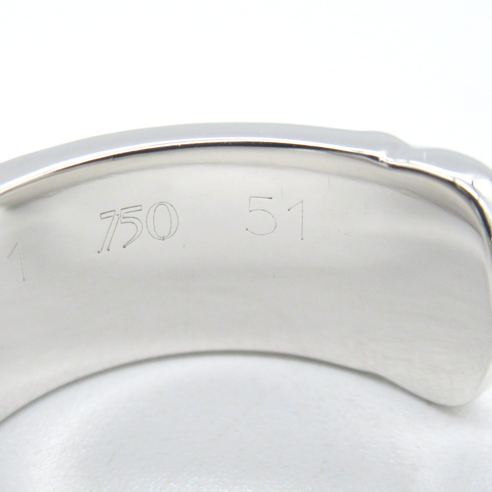 CARTIER 18K白金C2 Diamond 2000鑽石戒指US#5.75/Cartier#51銀色