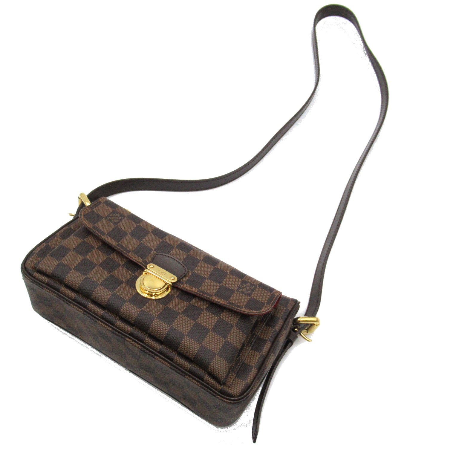LOUIS VUITTON Dameir Ravello GM肩背袋啡色