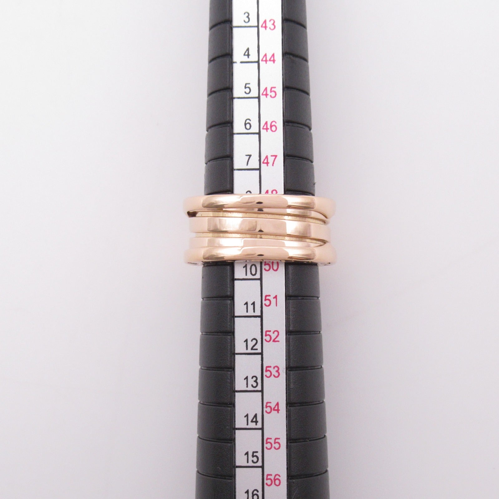BVLGARI 18K玫瑰金B.zero1 Ring戒指Bvlgari#50/US#5.25