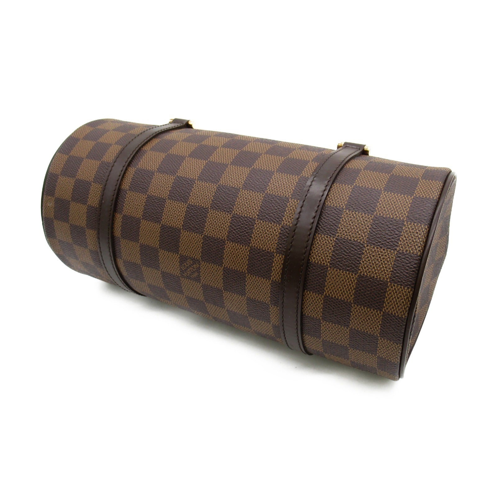 LOUIS VUITTON Damier Papillon PM金扣肩背袋啡色