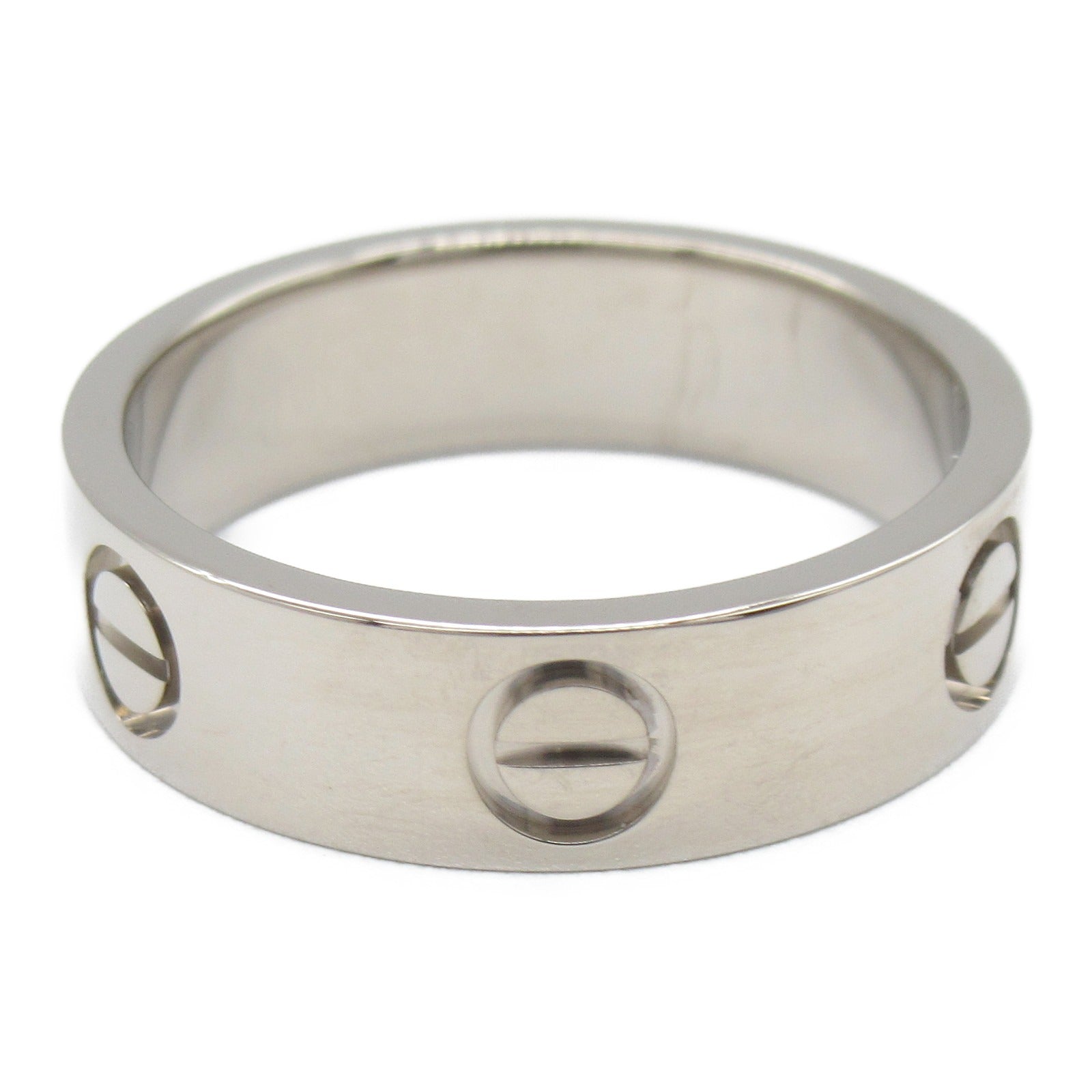 CARTIER 18K白金Love Ring戒指Cartier#54/US#6.75