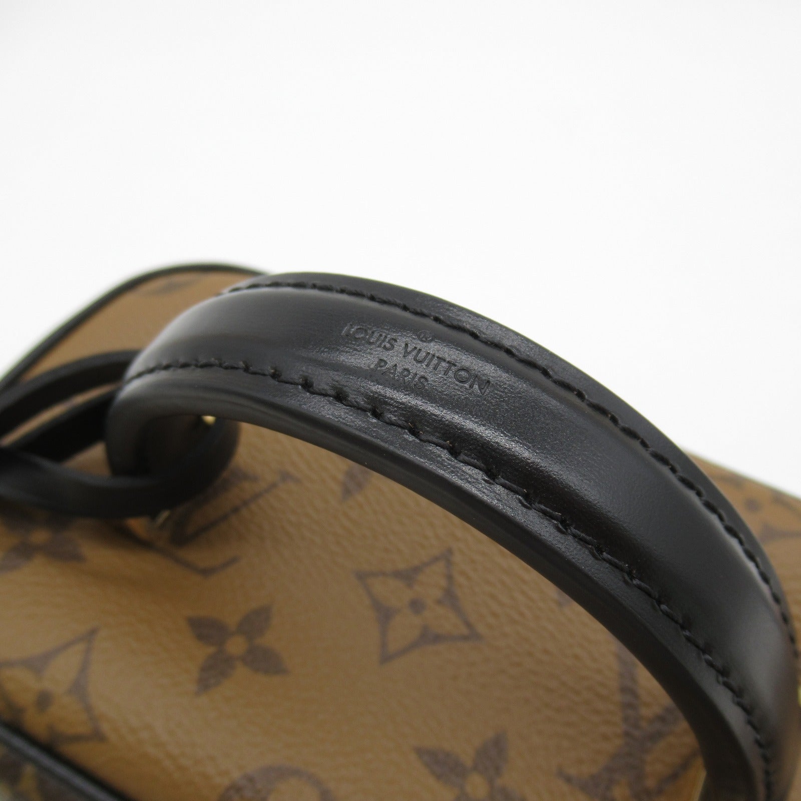 LOUIS VUITTON Monogram Reverse Vanity PM手挽肩背兩用袋啡色